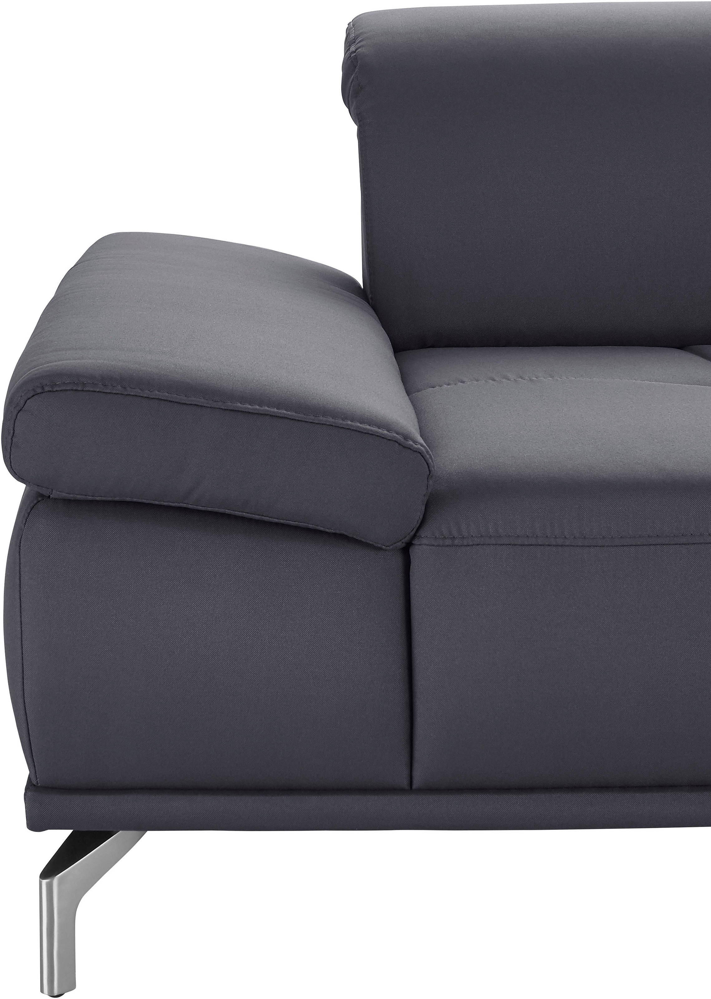 Places of Style Ecksofa »Caluna«, Inkl.Sitztiefenverstellung