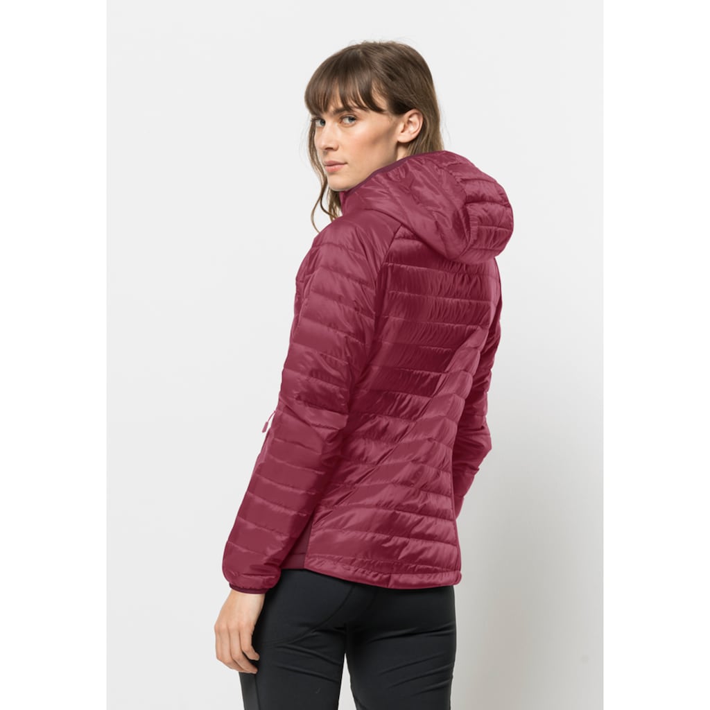 Jack Wolfskin Steppjacke »ROUTEBURN PRO INS JKT W«, mit Kapuze