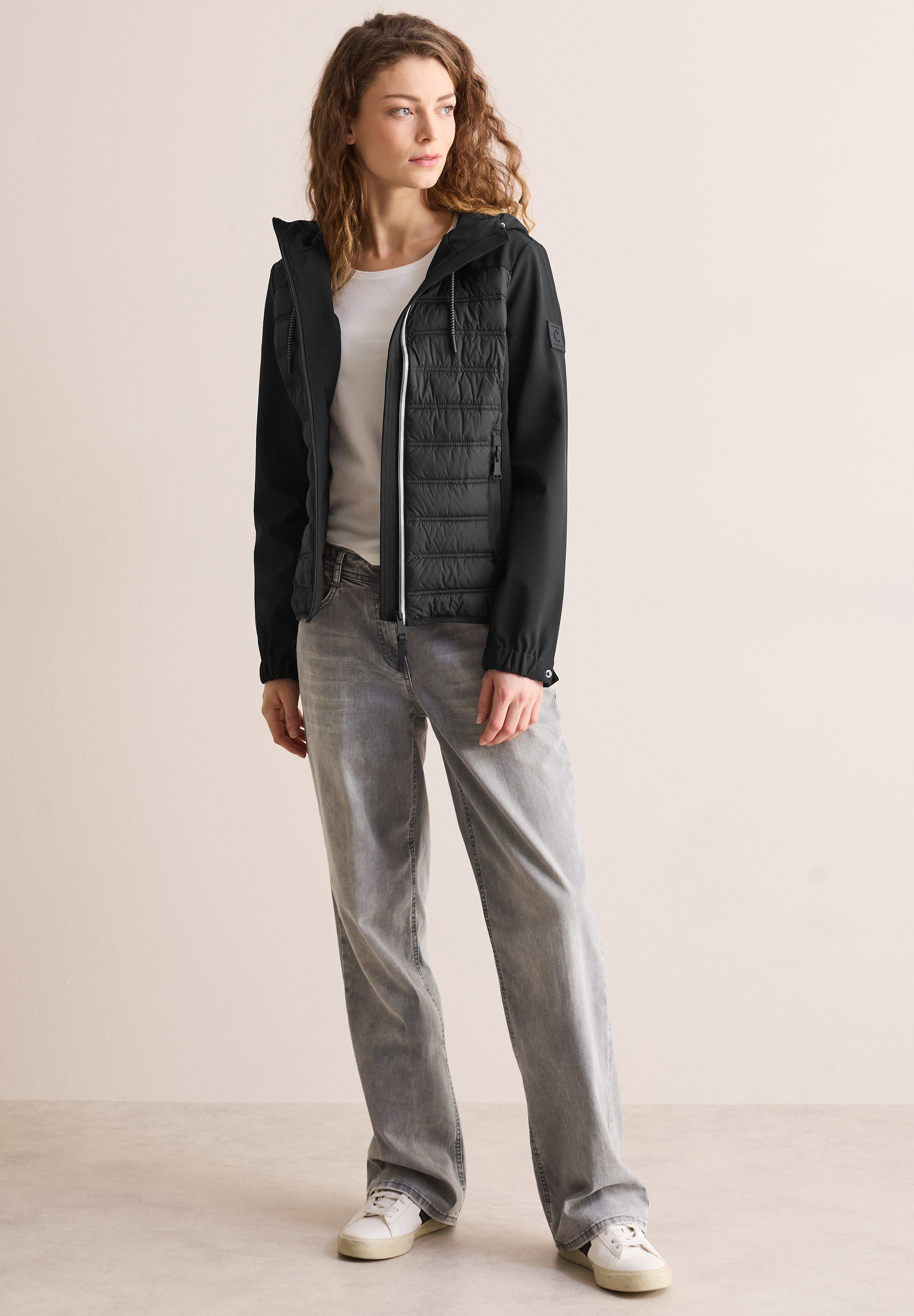Cecil Steppjacke, mit Kapuze, mit Kapuze