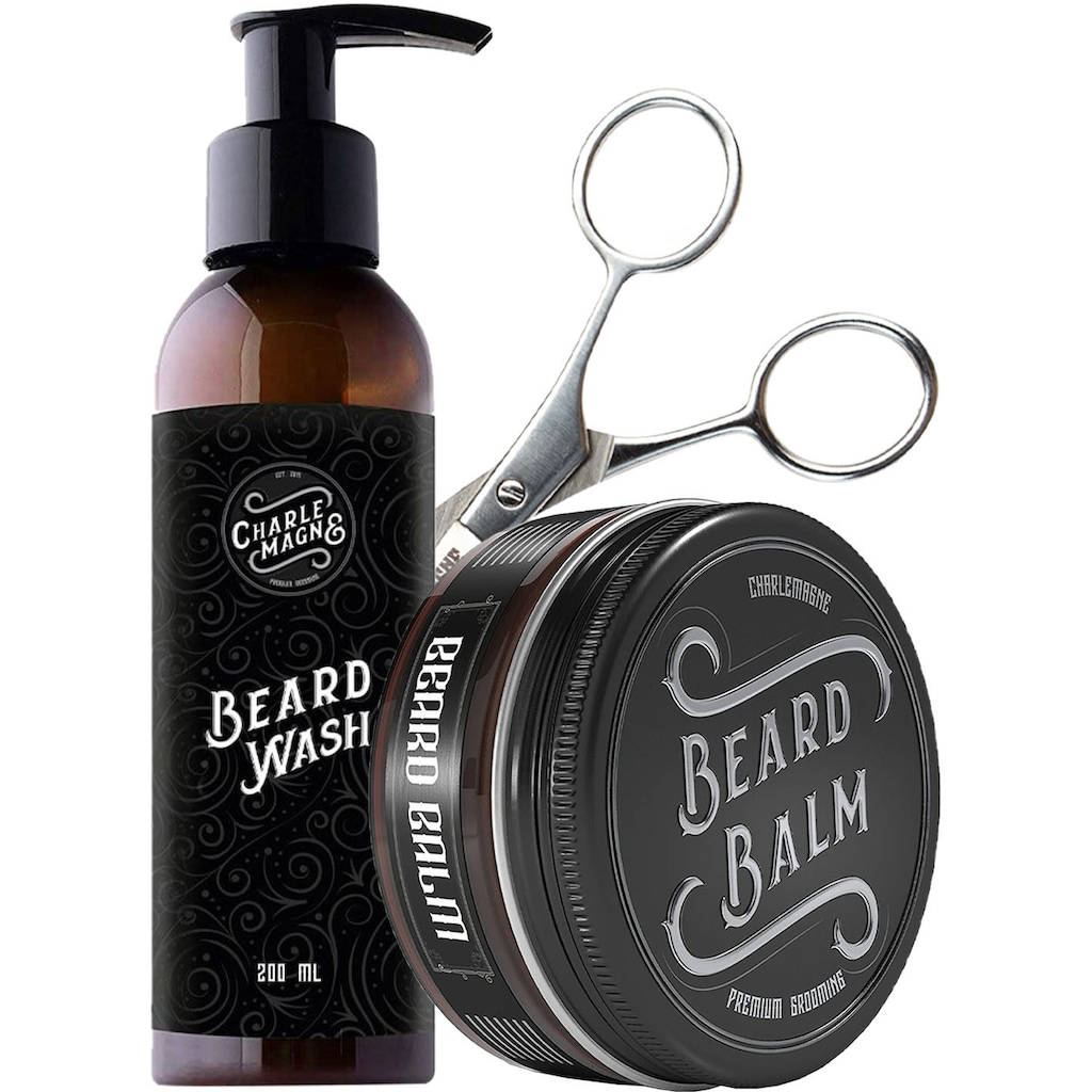 CHARLEMAGNE Bartpflege-Set »Allround Beardcare Set«, (3 tlg.)