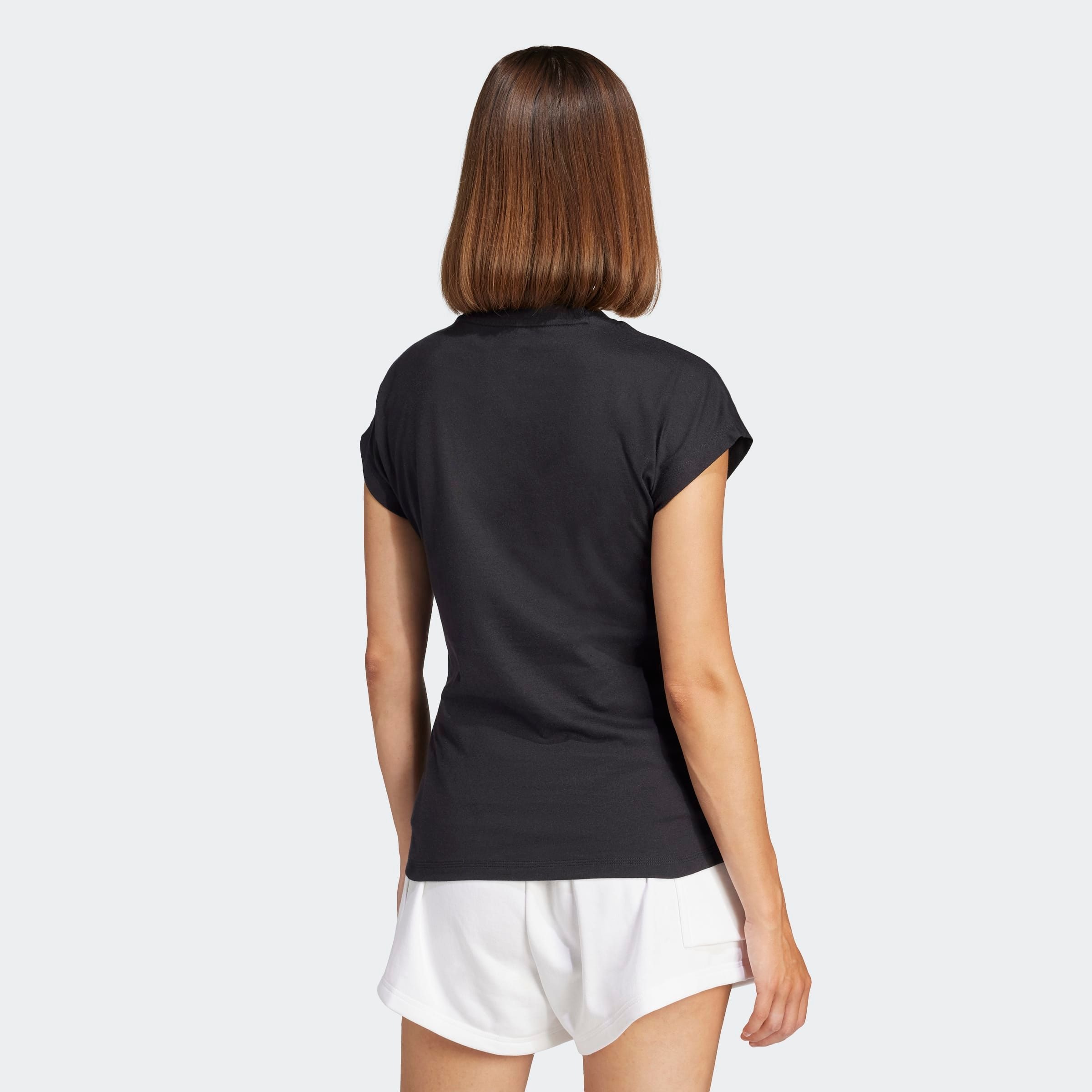 adidas Sportswear T-Shirt "ESSENTIALS LINEAR COTTON" sportlicher Stil, Kurz günstig online kaufen