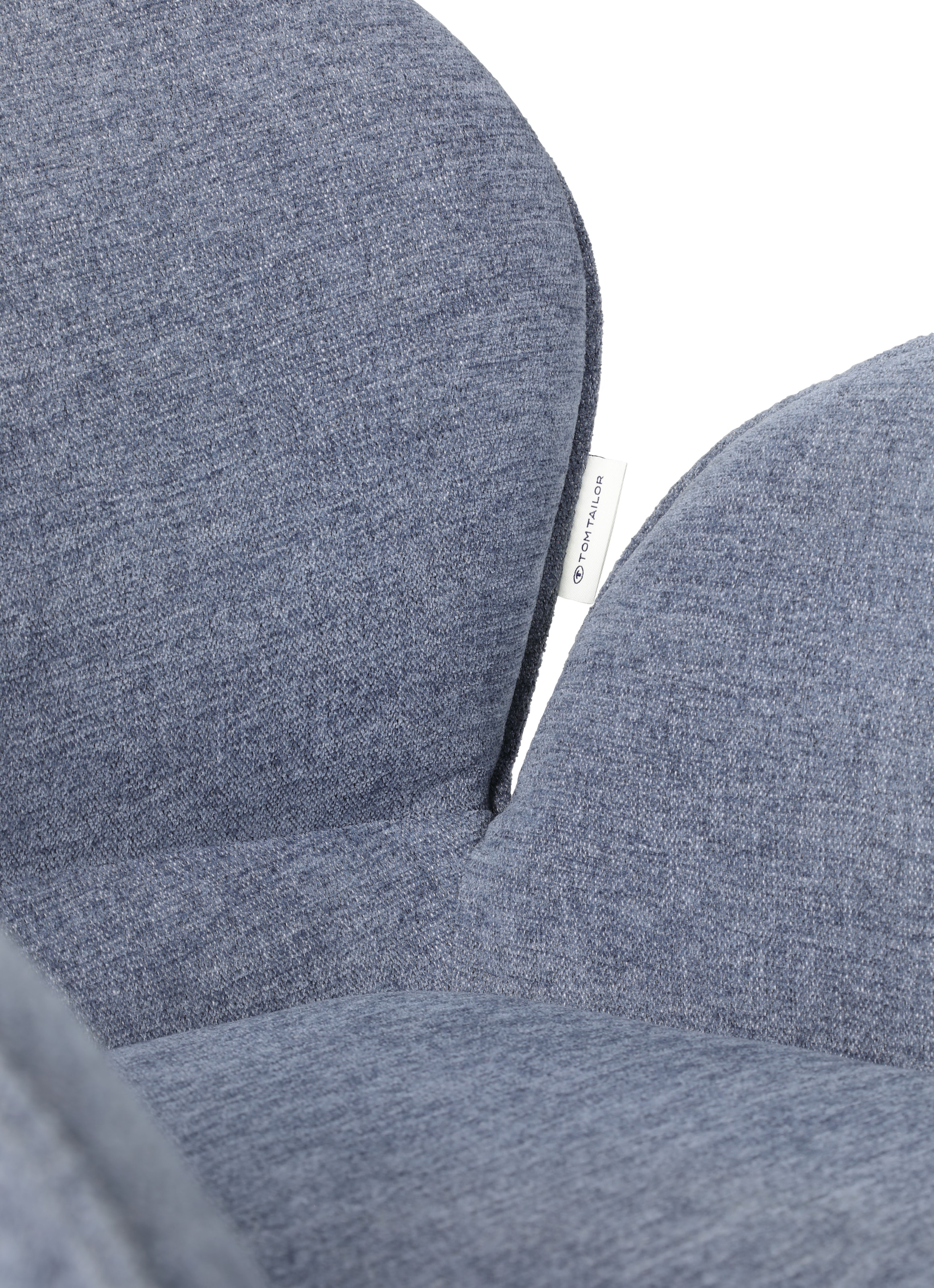 TOM TAILOR HOME Armlehnstuhl »WINGS ARMCHAIR«, (Set), 2 St., Chenille, mit Armlehnen, drehbar, Rückholfunktion, Massivholzgestell
