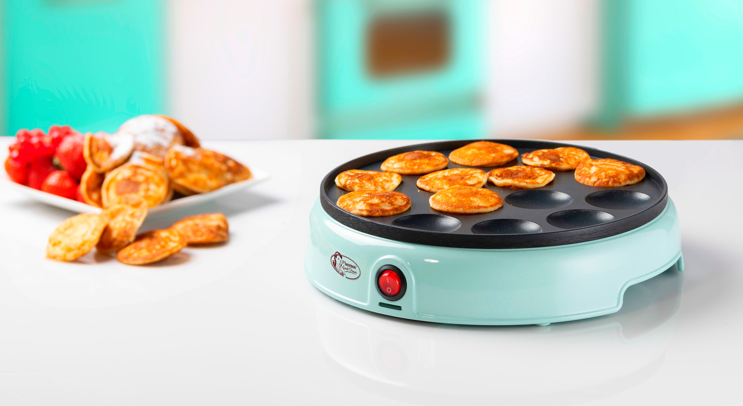 bestron Poffertjes-Maker »APFM700SDM«, 800 mit | bestellen W, BAUR Design, Antihaftbeschichtung Retro