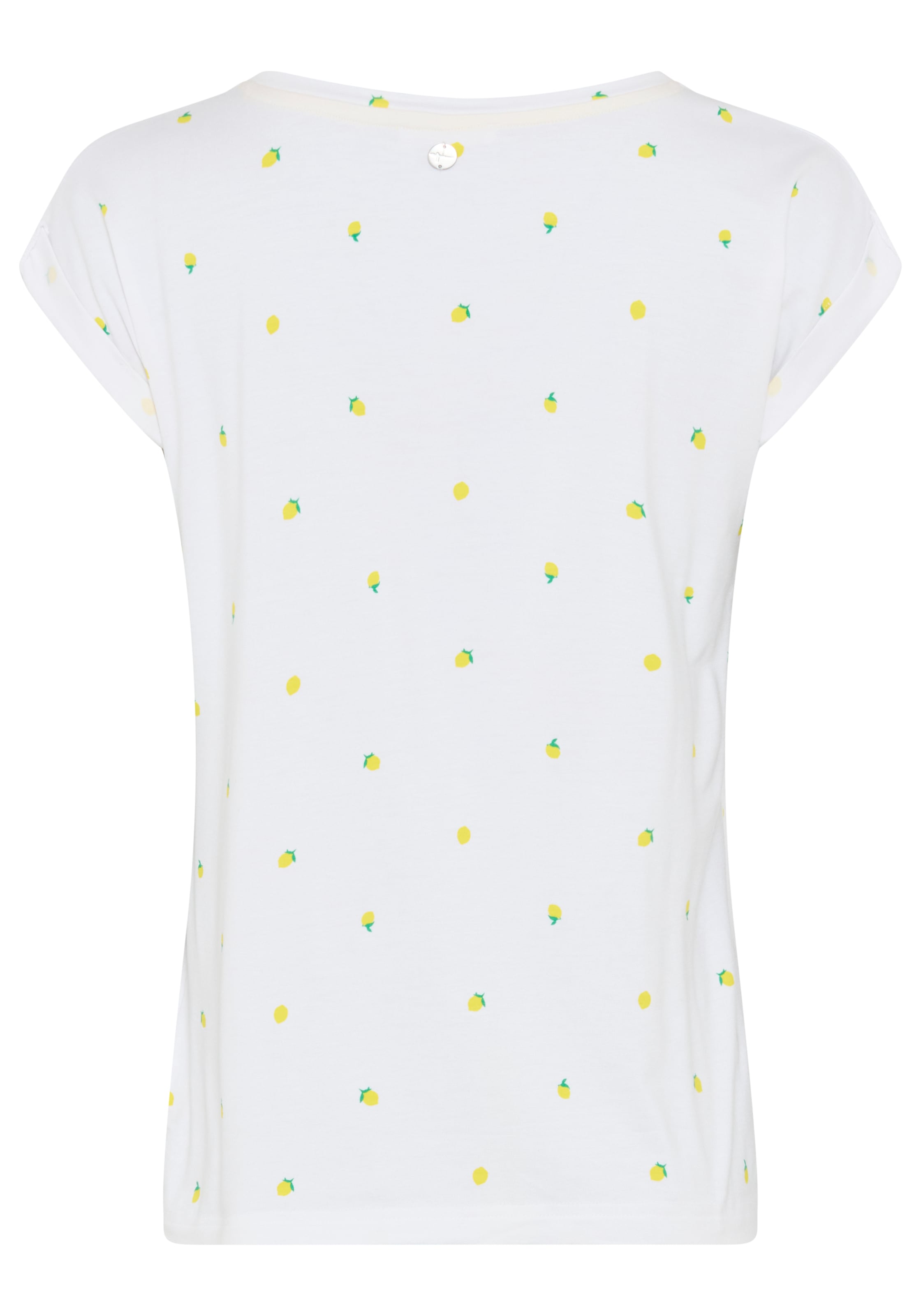 Tamaris Women's T-Shirt White Patterned Size 44 7