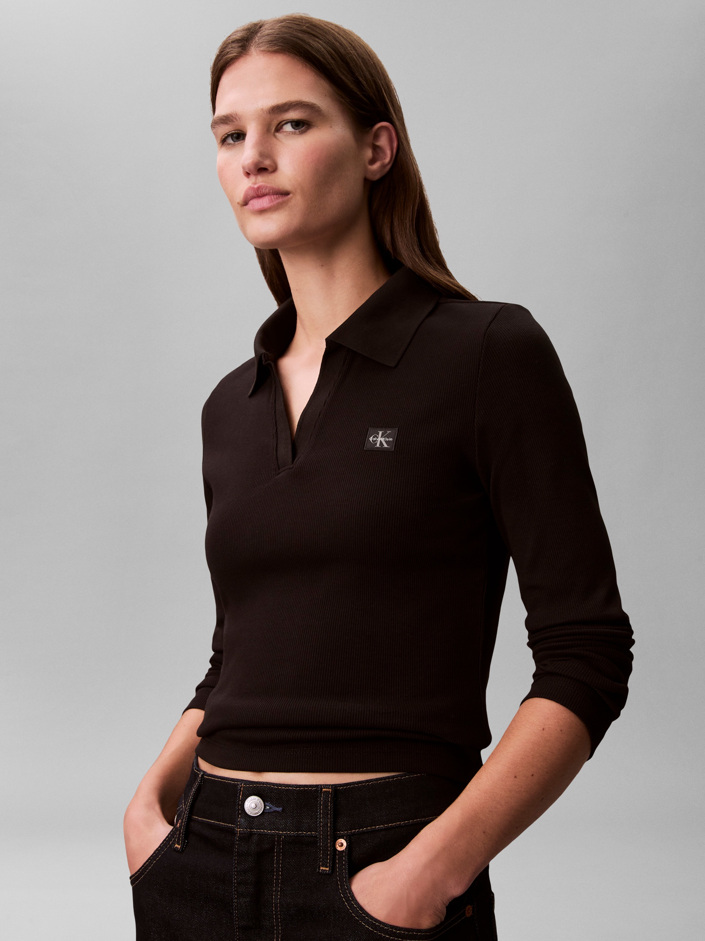 Calvin Klein Jeans Langarmbluse günstig online kaufen