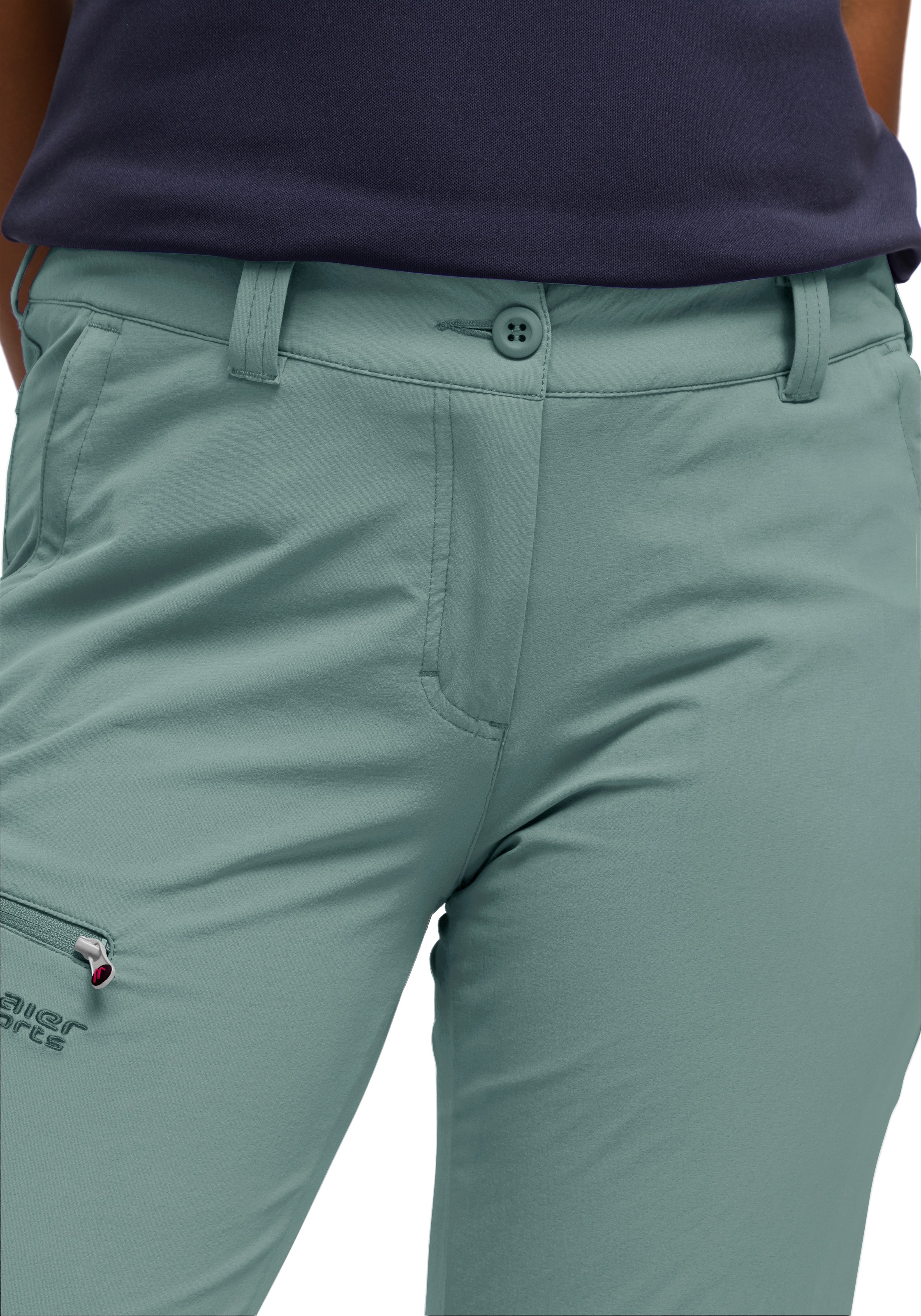 Maier Sports Funktionshose »Inara slim«, Herren Wanderhose, atmungsaktive Outdoor-Hose, 4 Taschen, Slim Fit