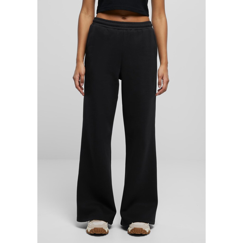 URBAN CLASSICS Jogginghose »Urban Classics Damen Ladies Organic Ultra Wide Sweat Pants«, (1 tlg.)