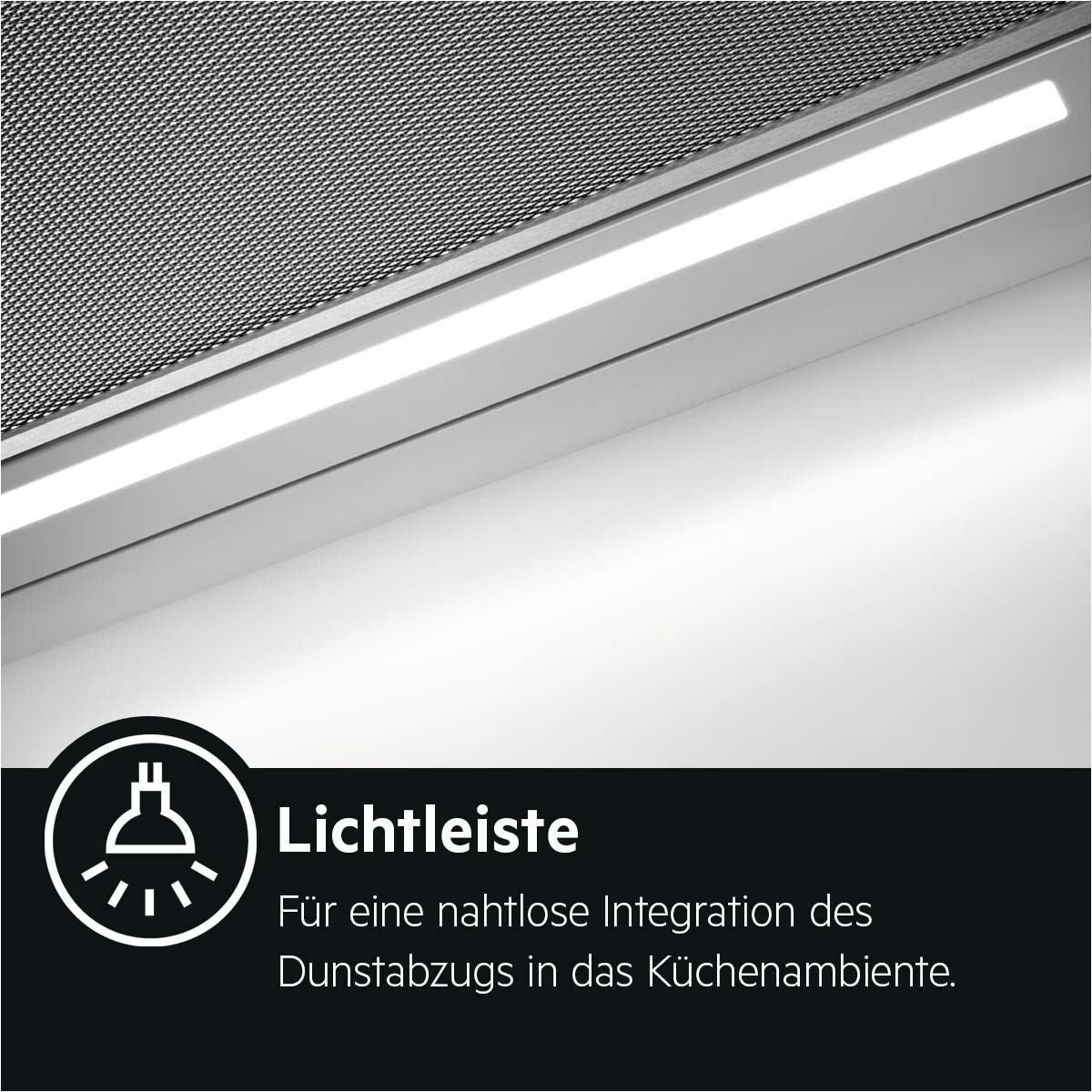 AEG Flachschirmhaube »DPS5650AM 942022603« mit Abluft- und Umluftbetrieb, mit LED-Leuchtstreifen