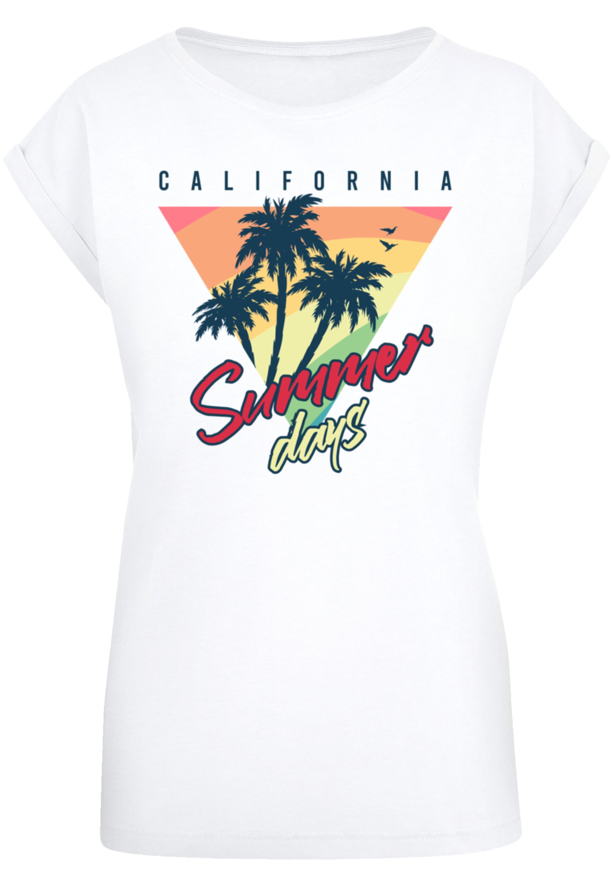 F4NT4STIC T-Shirt »California Palmen Retro«, Premium Qualität