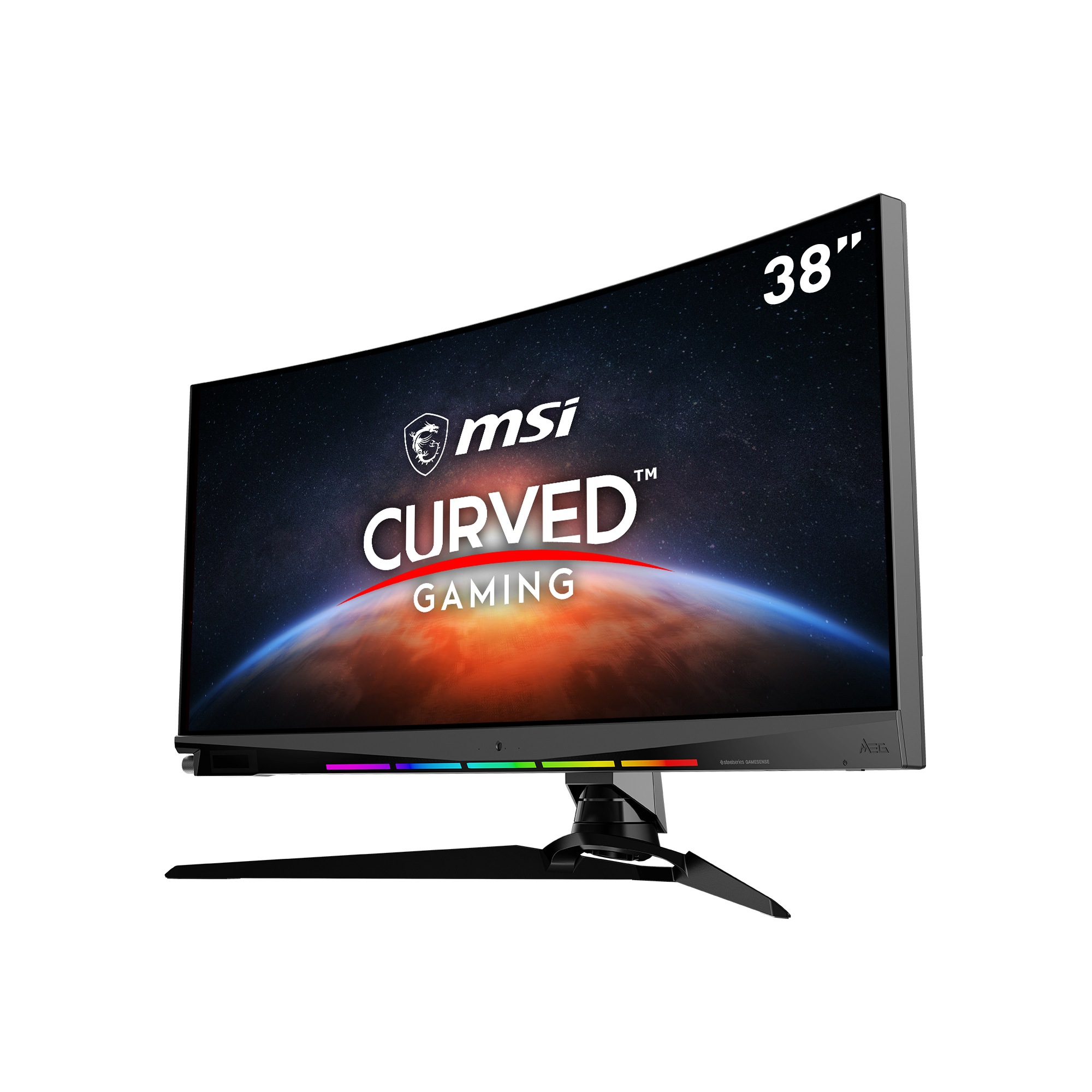 MSI Curved-Gaming-LED-Monitor »Optix MEG381CQRDE Plus«, 95,25 cm/37,5 Zoll, 3840 x 1600 px, UWQHD+, 1 ms Reaktionszeit, 175 Hz, G-Sync Ultimate, Rapid IPS, HDR600, 21:9 Ultrawide