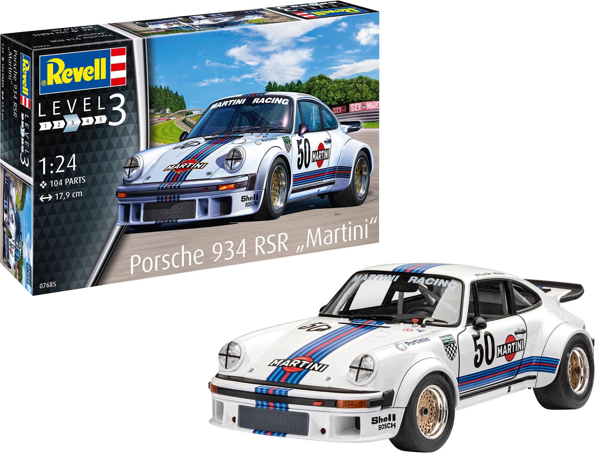 Revell® Modellbausatz »Porsche 934 RSR "Martini"«, 1:24