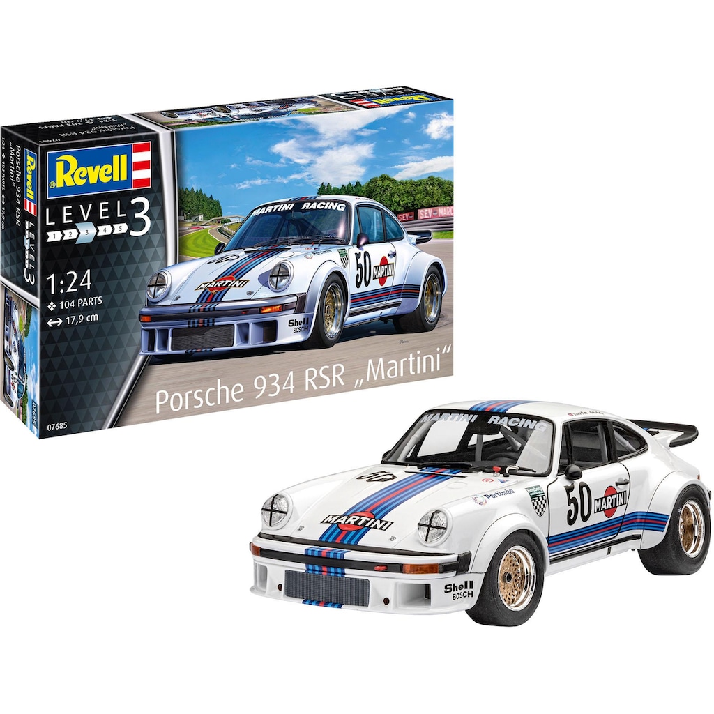 Revell® Modellbausatz »Porsche 934 RSR "Martini"«, 1:24