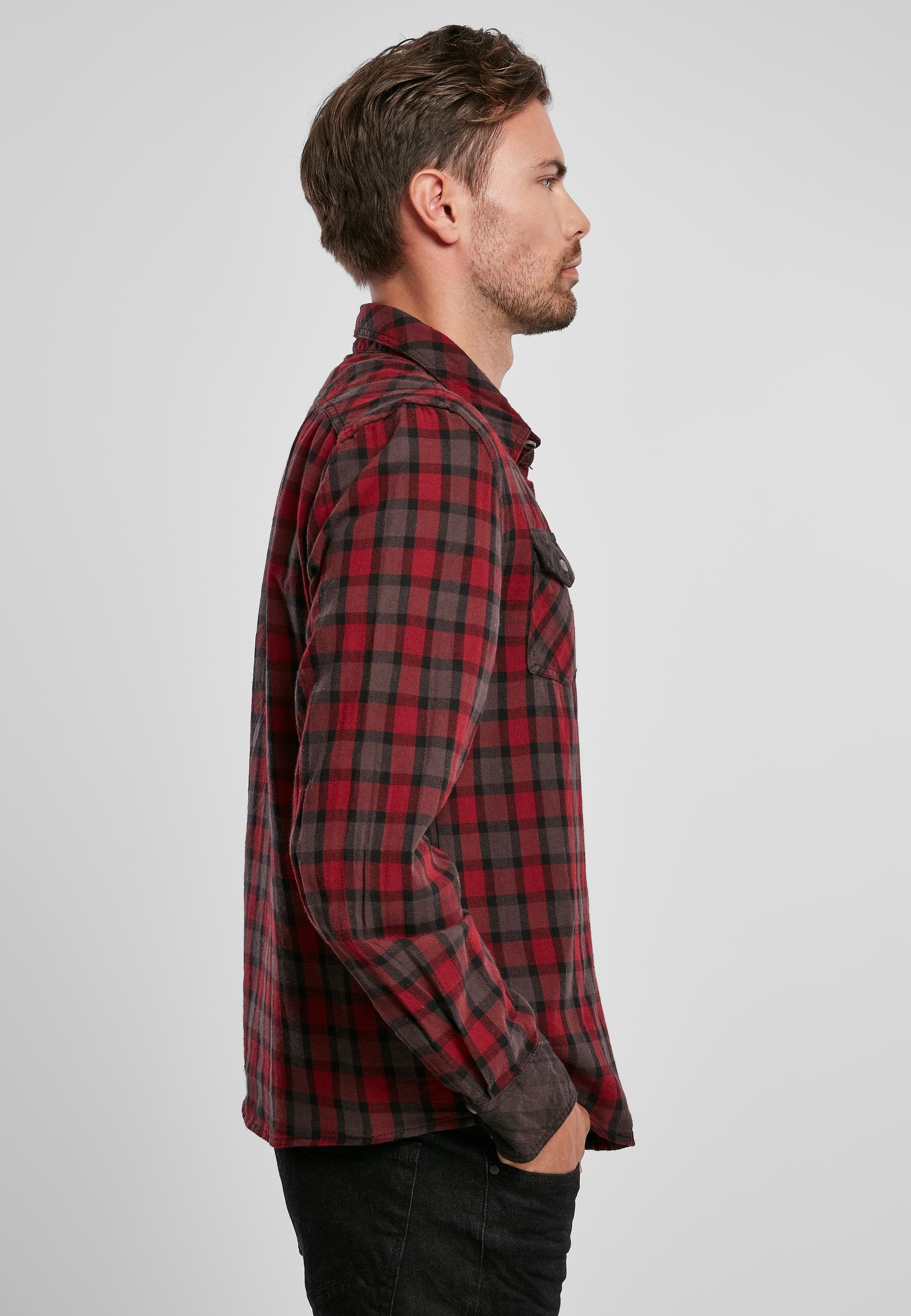 Brandit Langarmhemd »Brandit Herren Duncan Checked Shirt«, (1 tlg.)