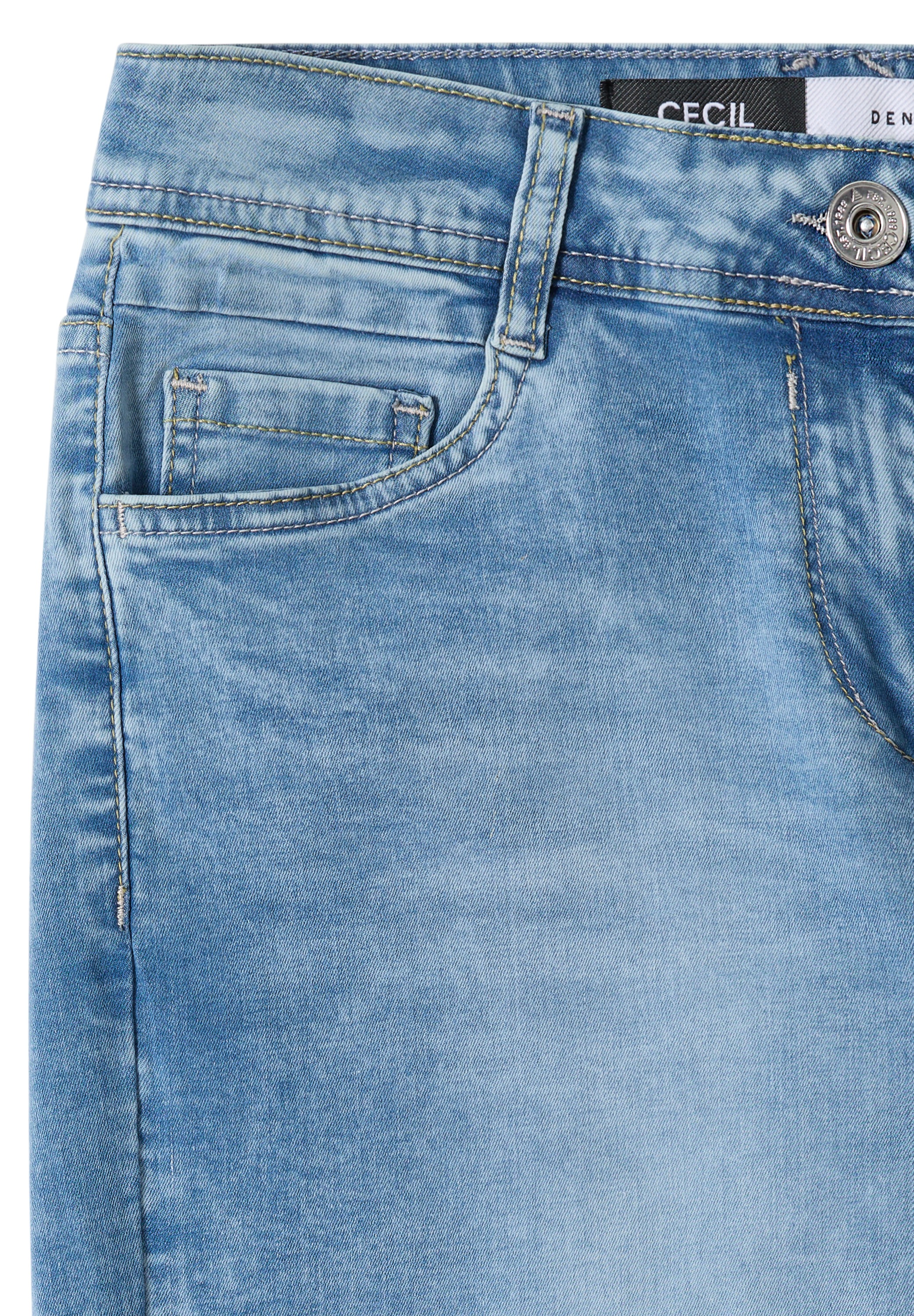 Cecil Slim-fit-Jeans aus Baumwolle mit Stretchanteil