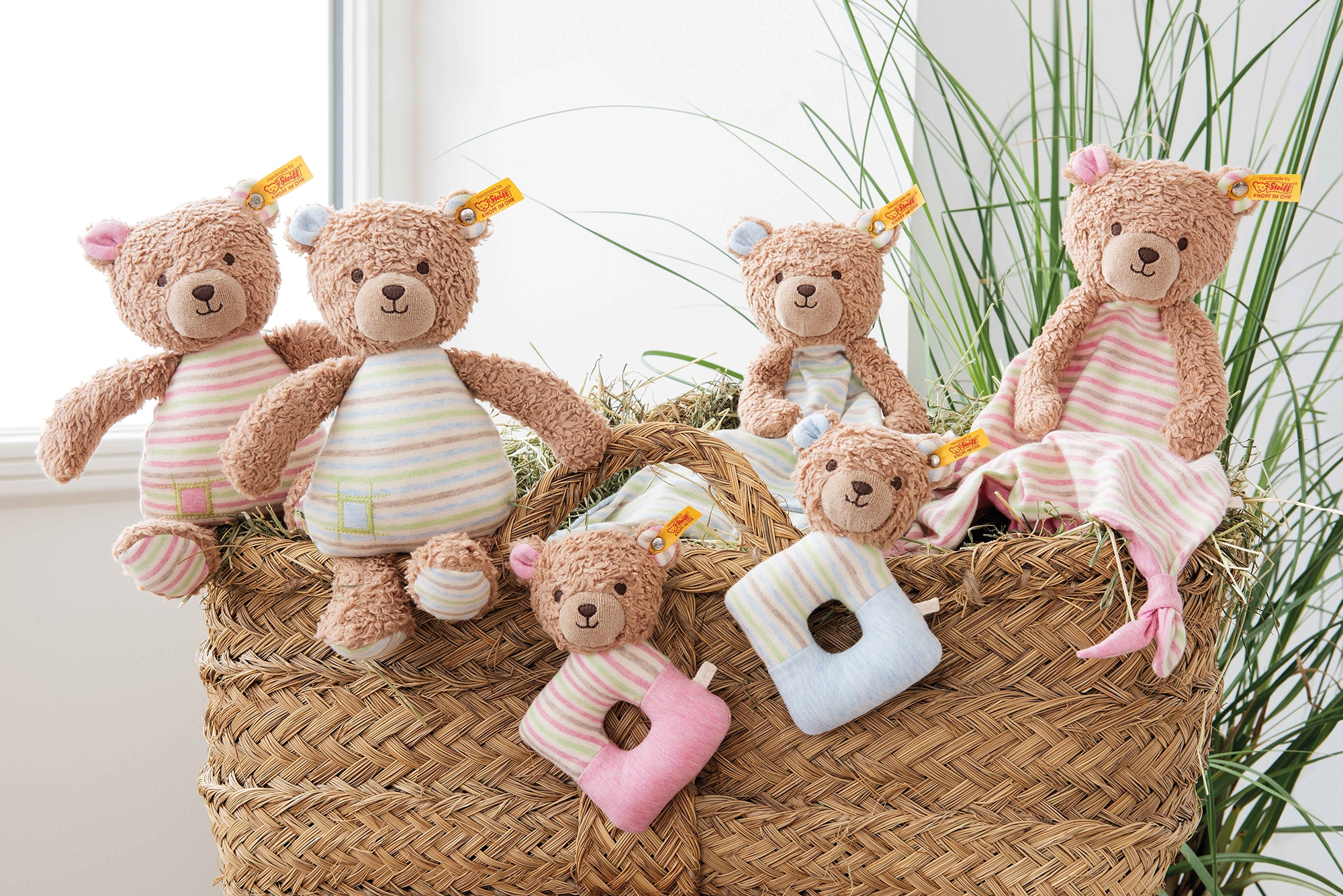 Steiff Kuscheltier »Rosy Teddybär, rosa/braun«, GOTS organic, zertifiziert durch BCS 35014