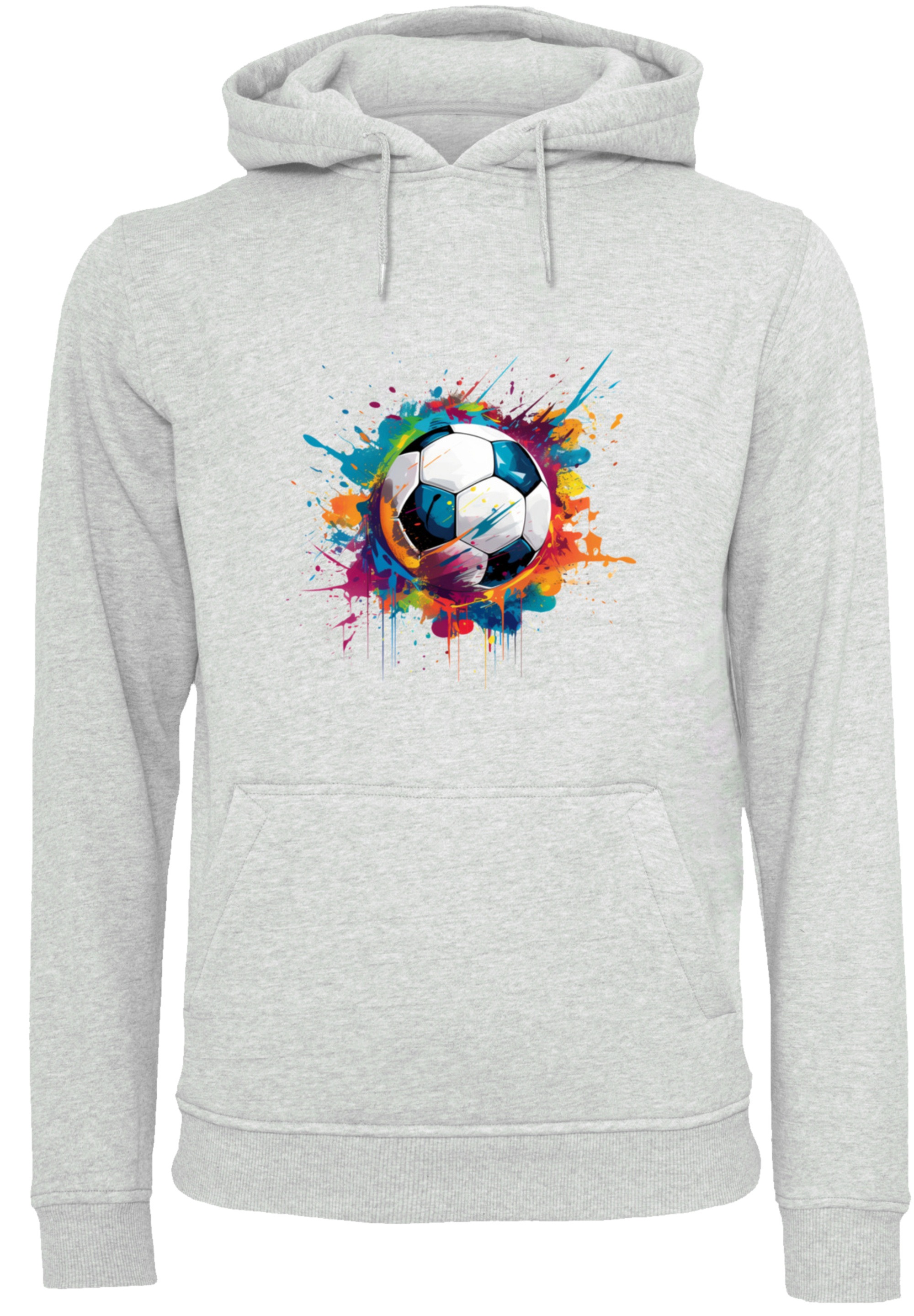 F4NT4STIC Kapuzenpullover »Bunte Fußball Grafik«, Premium Qualität