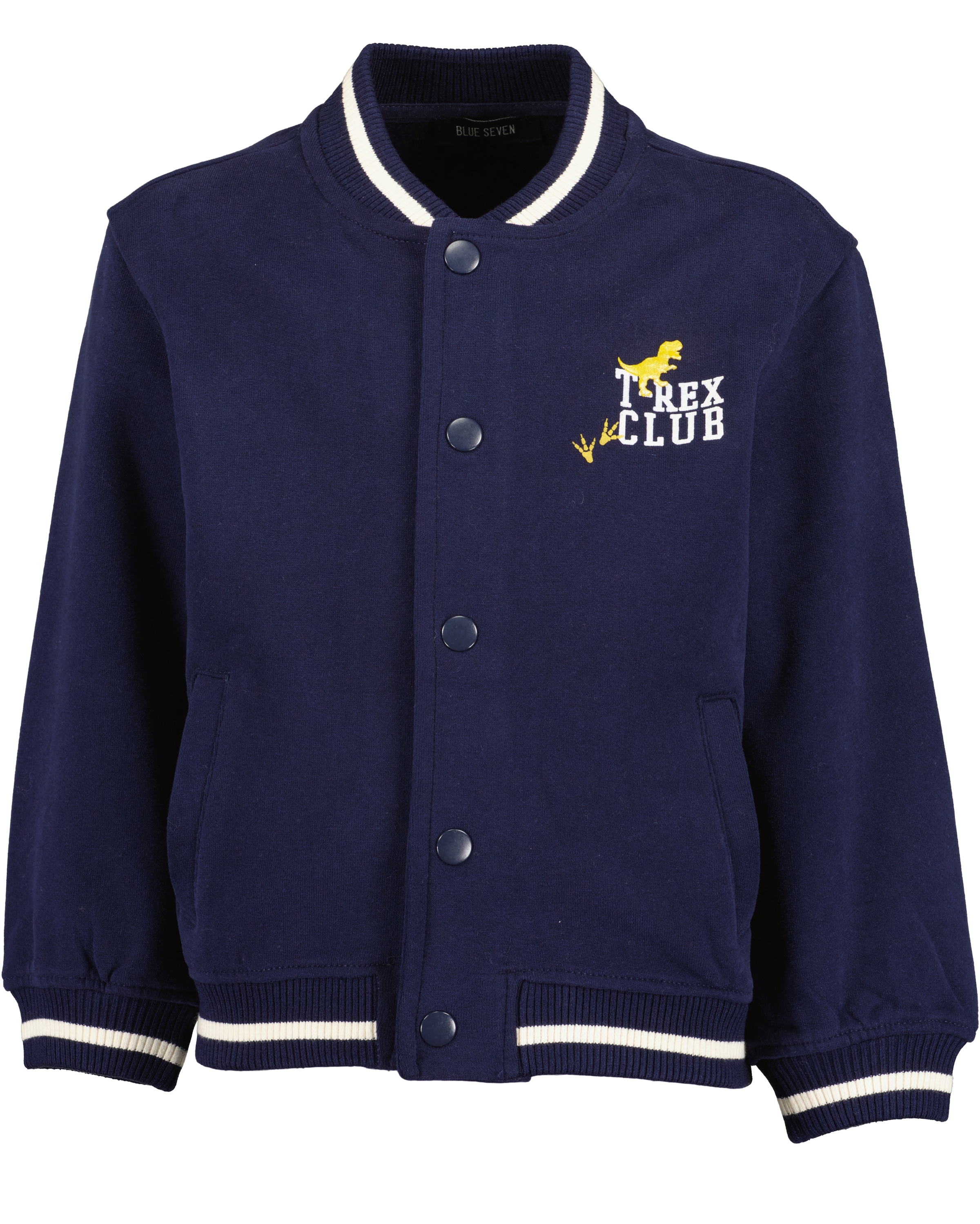 Blue Seven Sweatjacke Baumwollmischung, Ringelbündchen