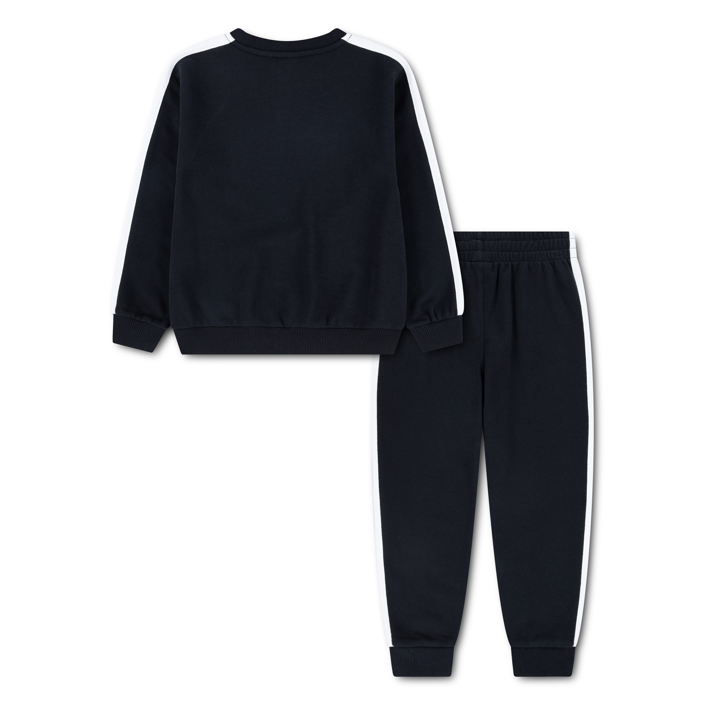 Nike Sportswear Jogginganzug 2 2-teiliges Set, aus Baumwollmischung, unifarben mit Farbeinsatz
