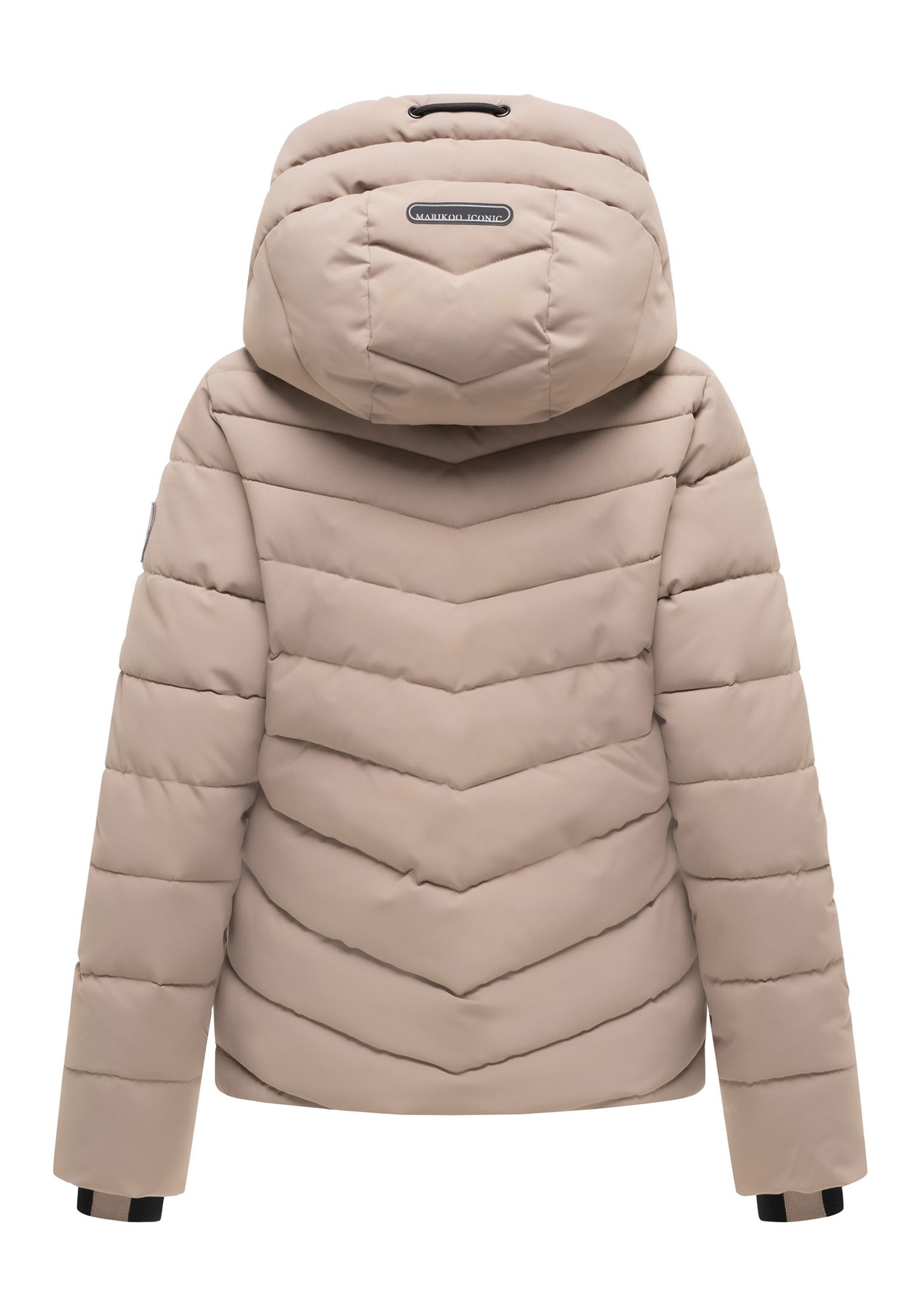 Marikoo Winterjacke »Nobiruu« mit Kapuze Winterjacke mit Kapuze und diagonaler Steppoptik