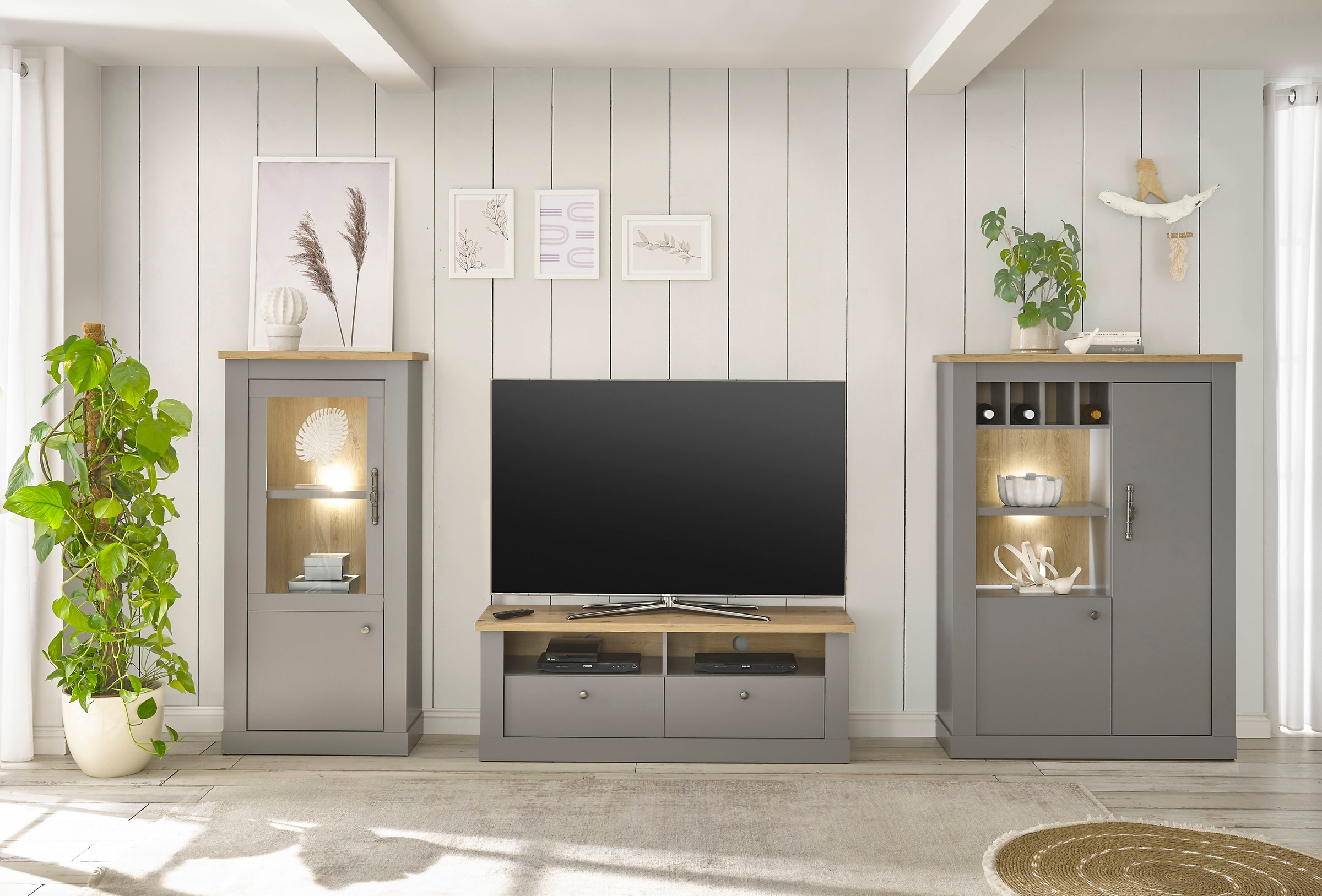 Home affaire Wohnwand "Chambord" 3 Stk. tlg. günstig online kaufen