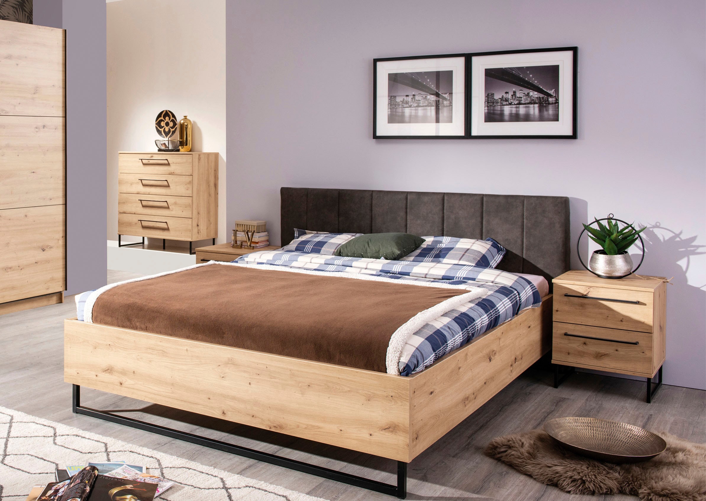INOSIGN Schlafzimmer-Set »Sardinia«, (Set, 4 tlg.), aus FSC-zertifiziertem Holzwerkstoff, Made in Europe
