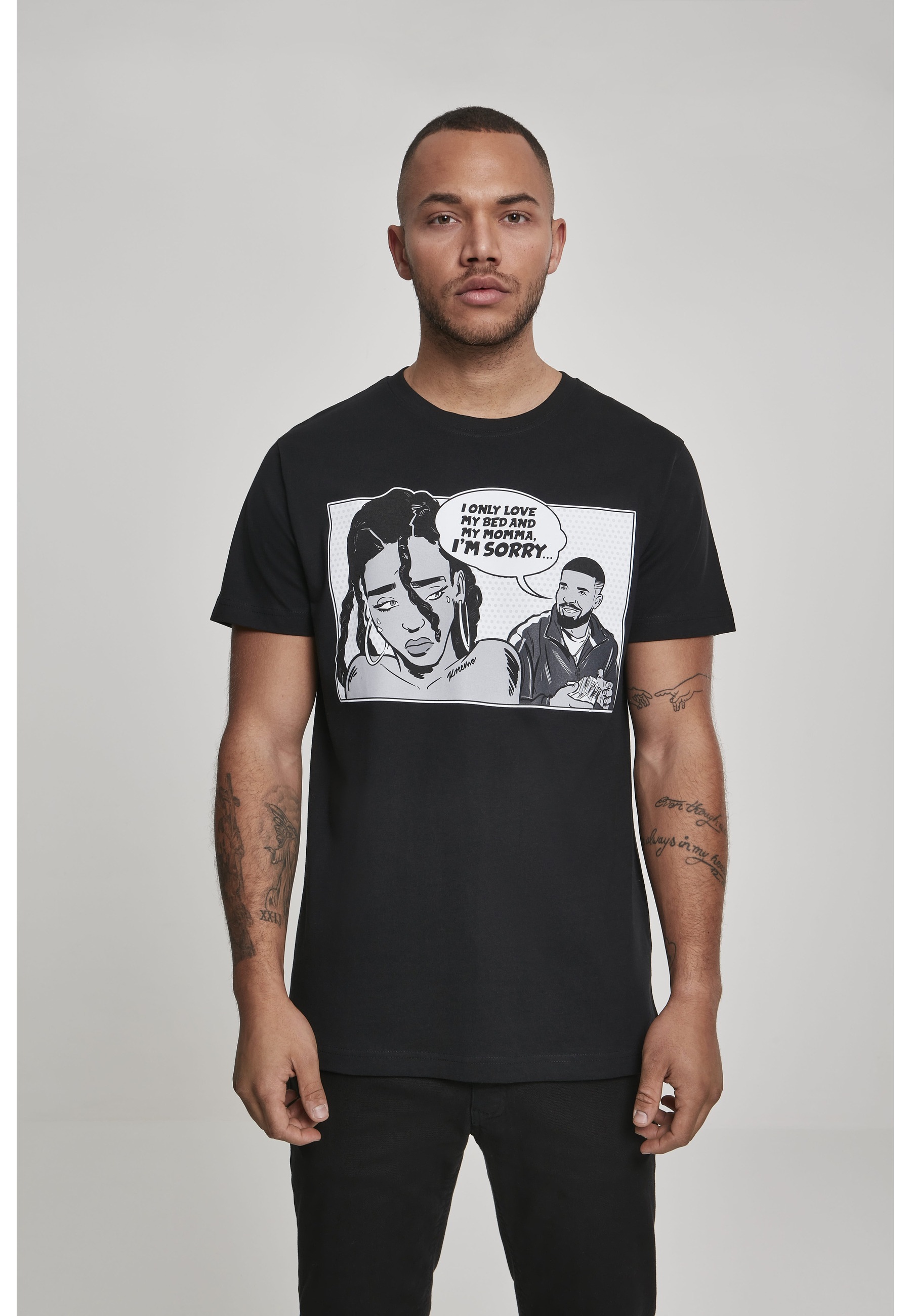 MisterTee T-Shirt »MisterTee Herren Sorry Tee« 1 Stk.