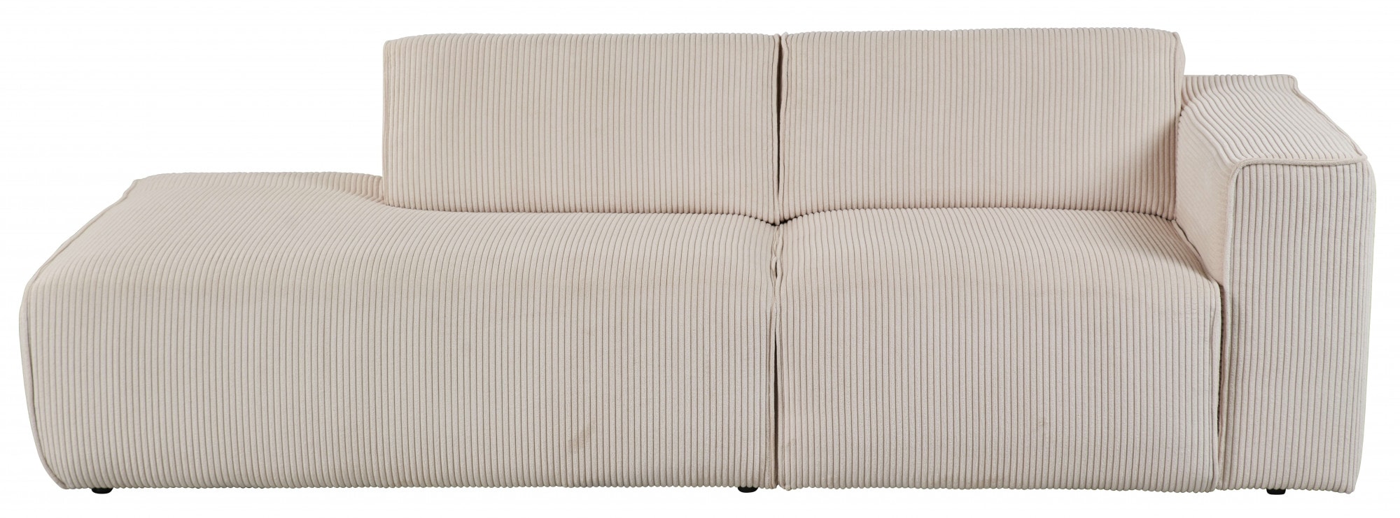 andas 2-Sitzer "Noord mit Kedernaht, Breite 227 cm", Cord, Struktur, Websto günstig online kaufen