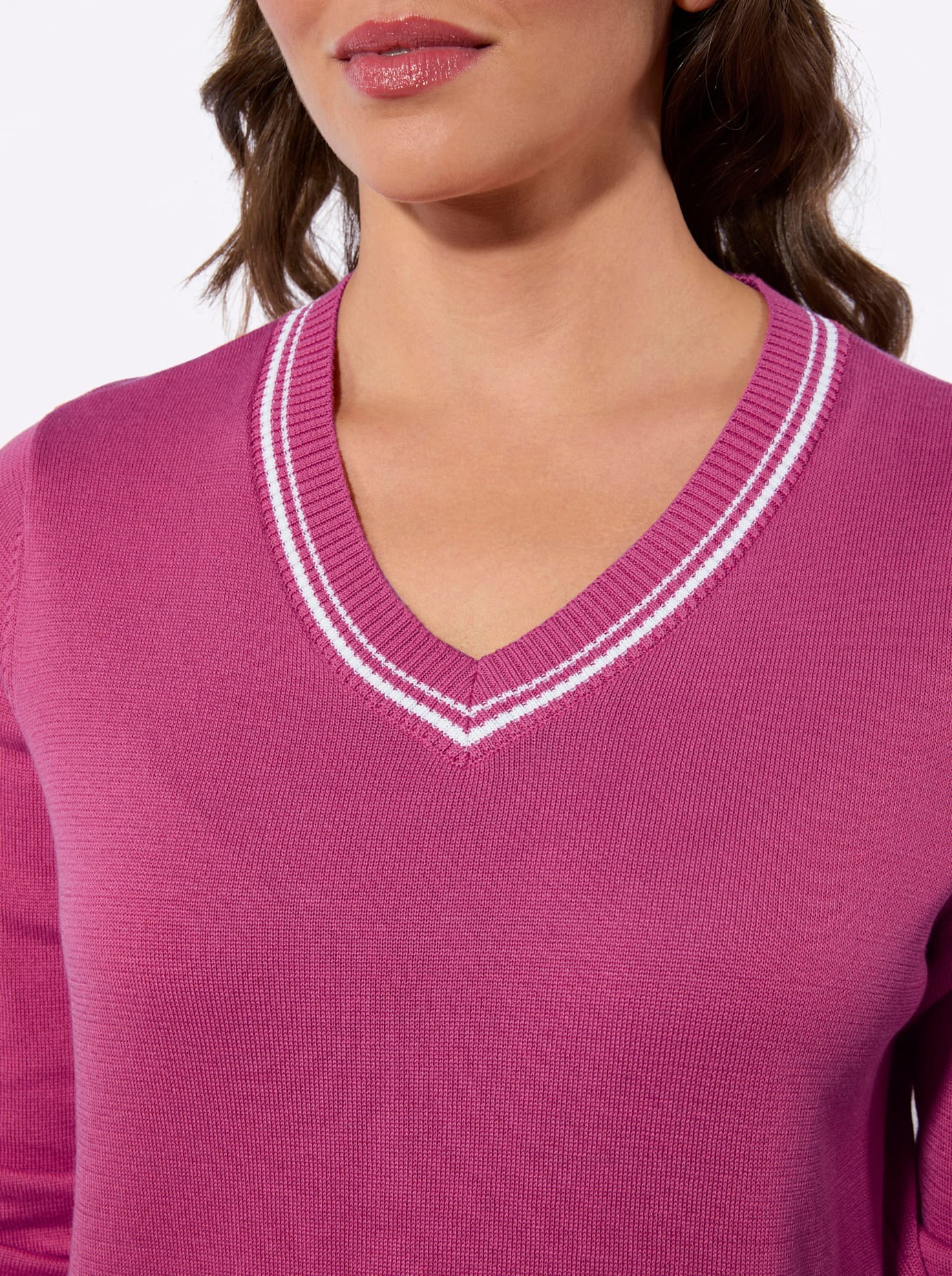 Casual Looks V-Ausschnitt-Pullover »V-Pullover«