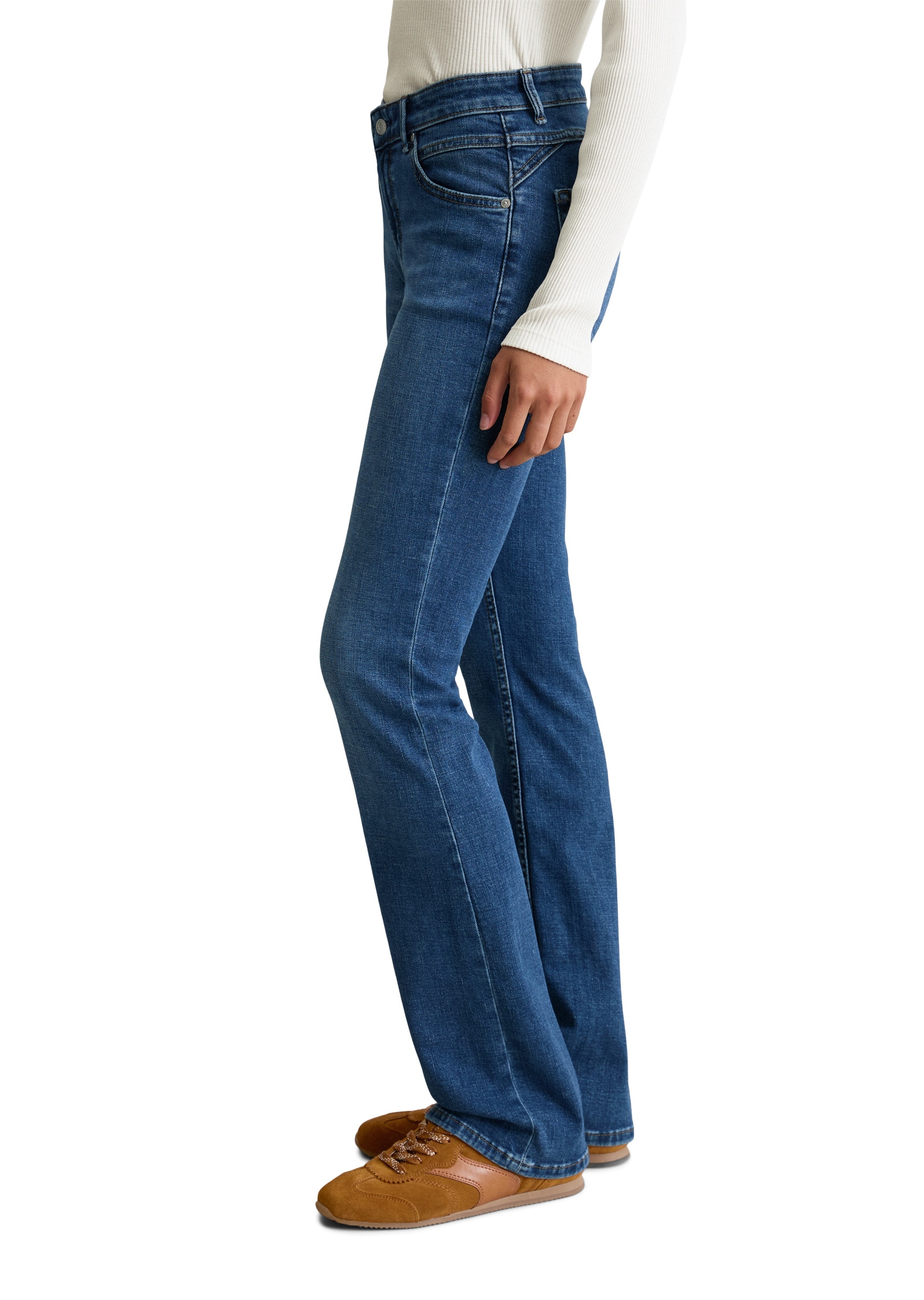 Marc O'Polo DENIM Bootcut-Jeans »aus Bio-Baumwoll-Stretch«