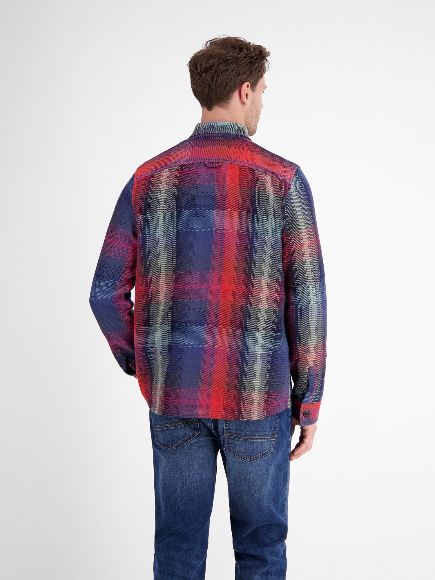 LERROS Karohemd "LERROS Hemdjacke im Holzfällerstil, robust, lässig, zeitlo günstig online kaufen