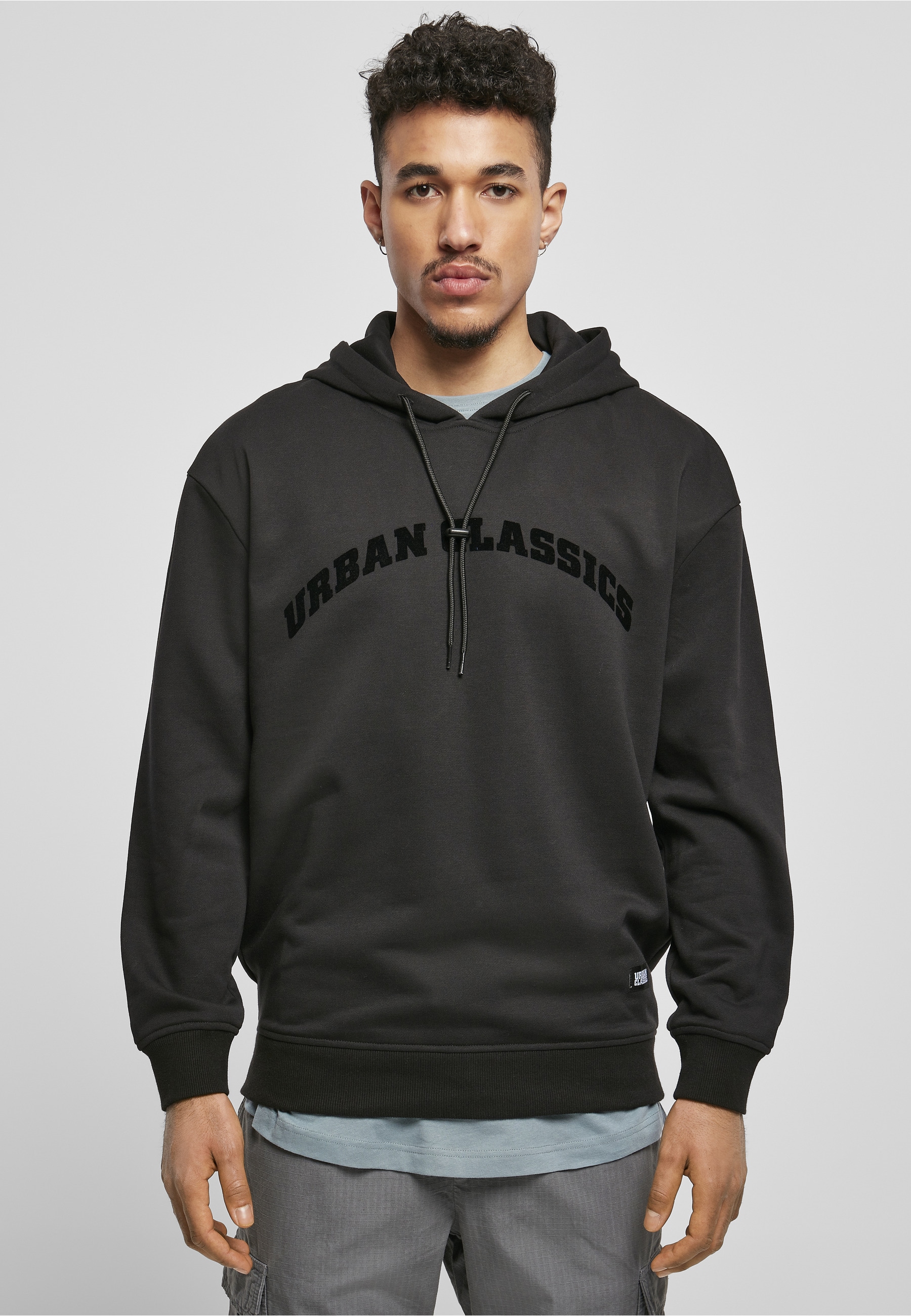 URBAN CLASSICS Rundhalspullover »Urban Classics Herren Gate Hoody« 1 Stk.