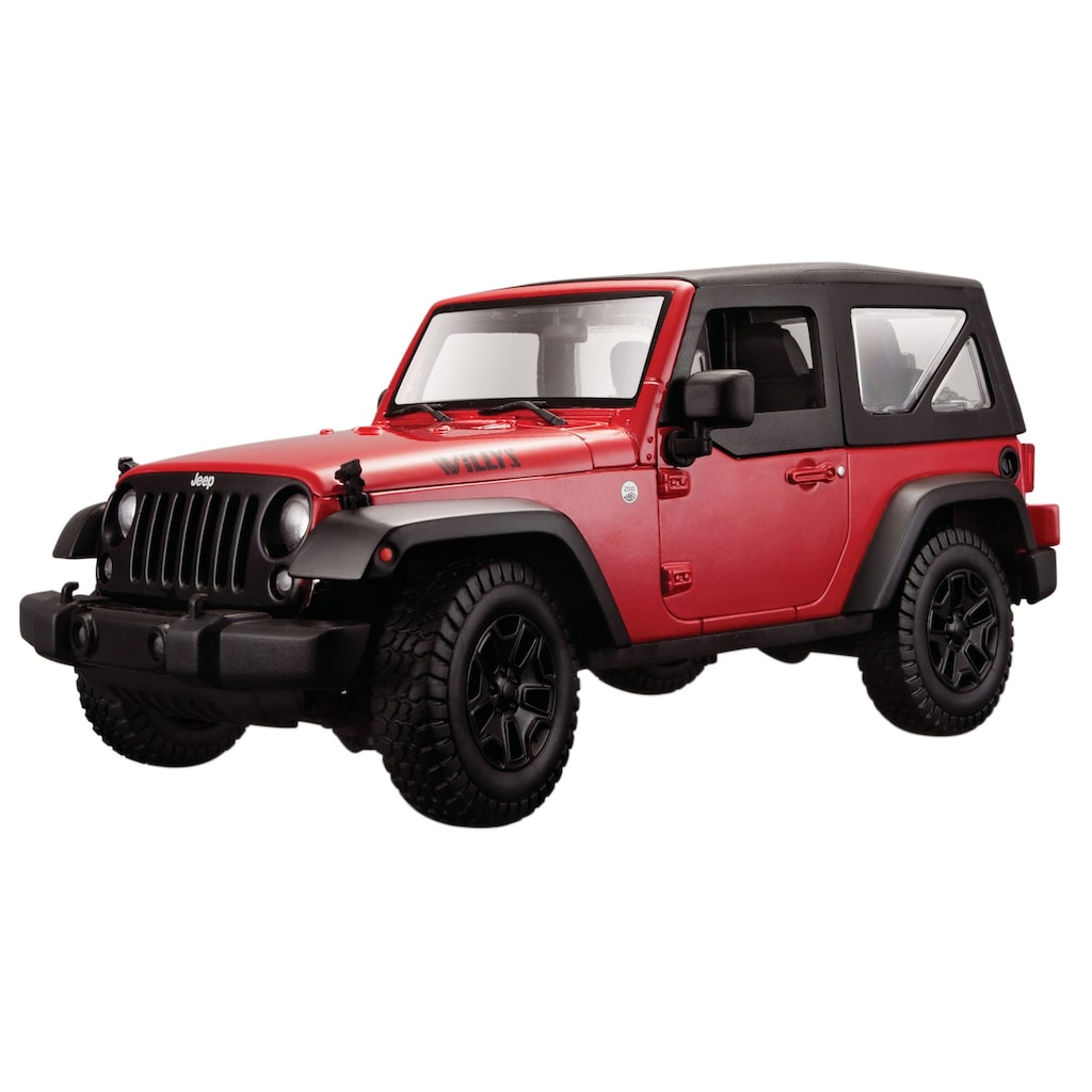 Maisto® Sammlerauto »Jeep Wrangler ´14«, 1:18, mit Lenkung und Federung