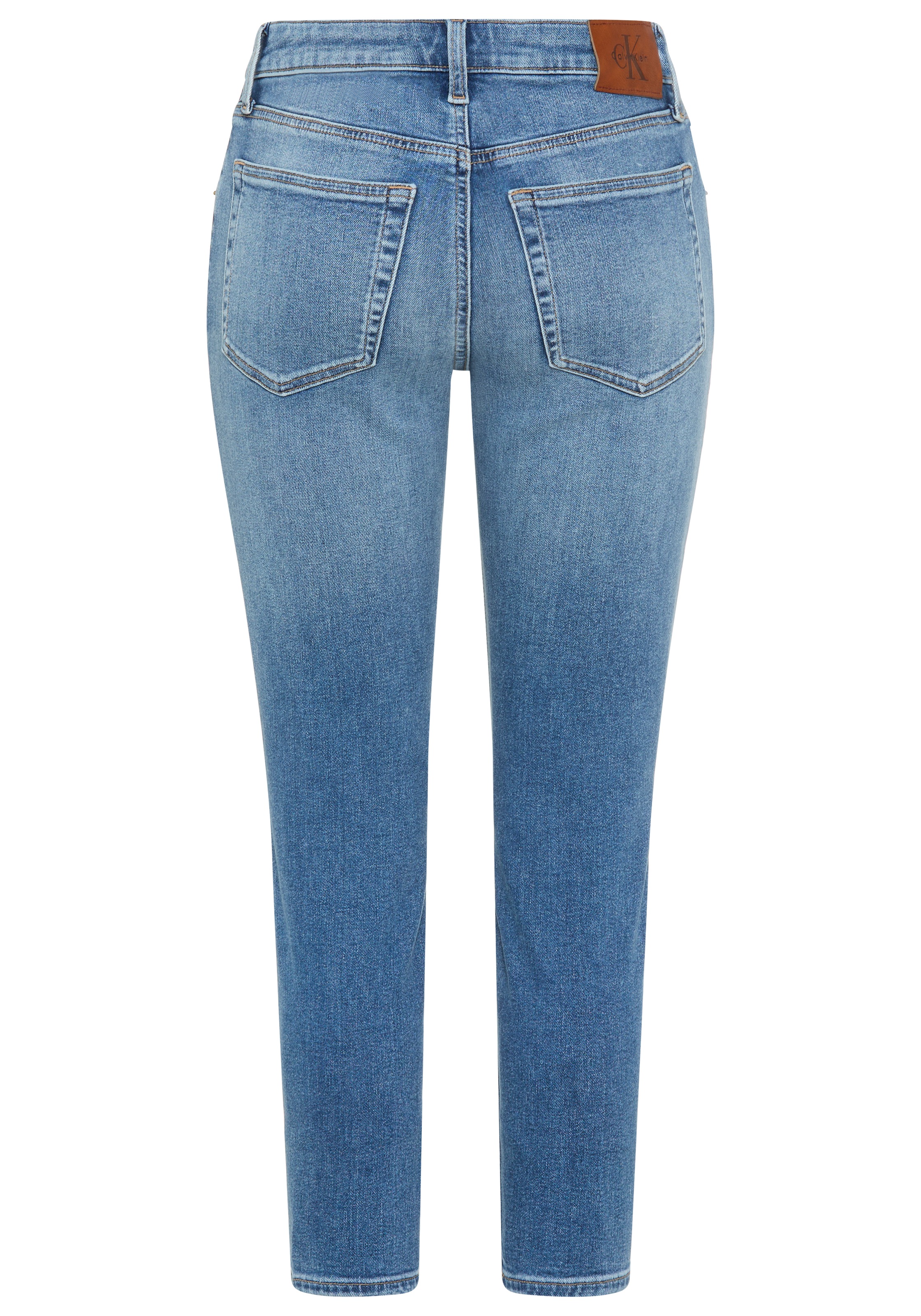 Calvin Klein Jeans Skinny-fit-Jeans "MID RISE SKINNY" Mit Gürtelschlaufen günstig online kaufen