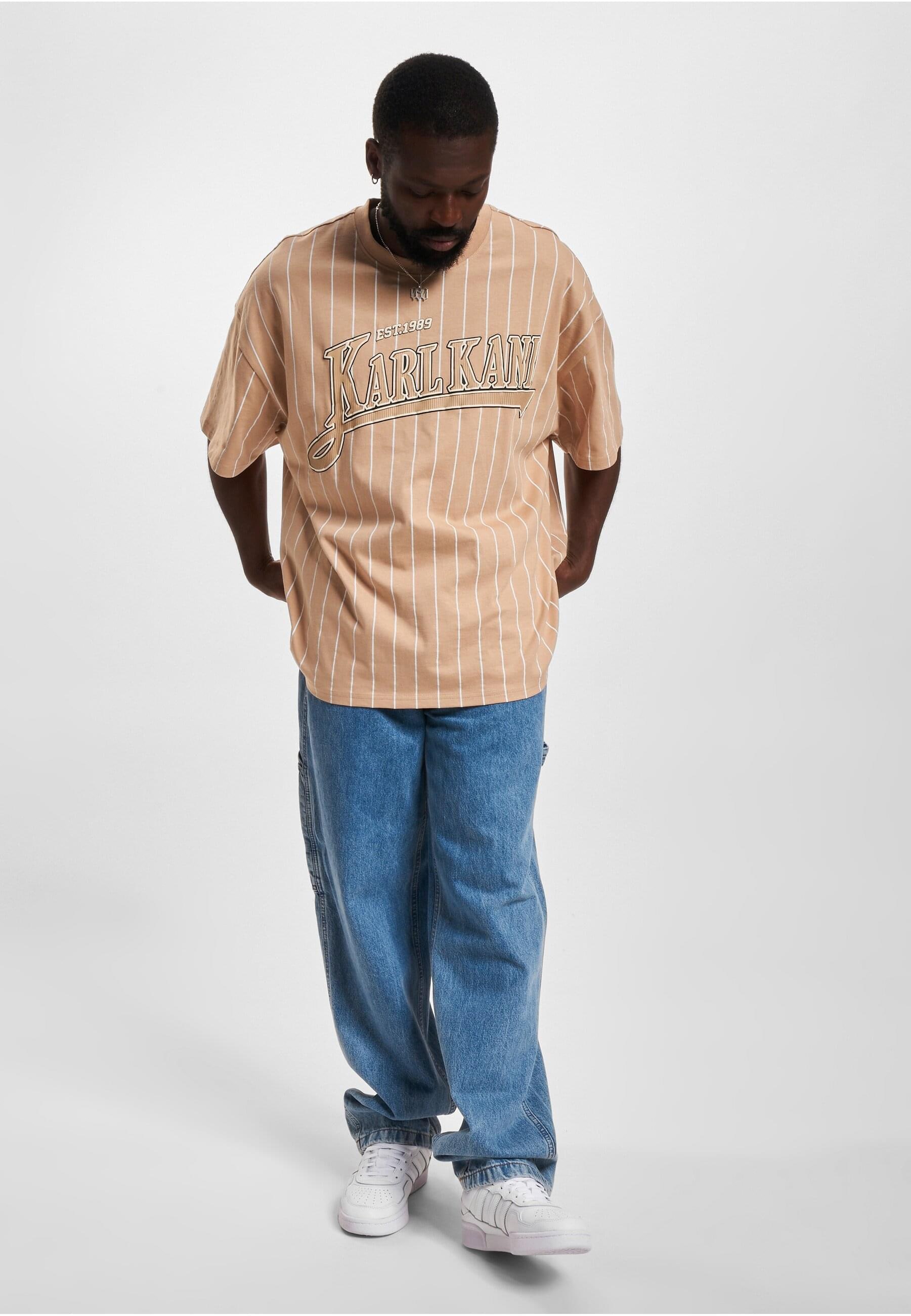 Karl Kani T-Shirt »Karl Kani Herren KM234-001-2 KK Trekking Boxy Pinstripe Tee«, (1 tlg.)