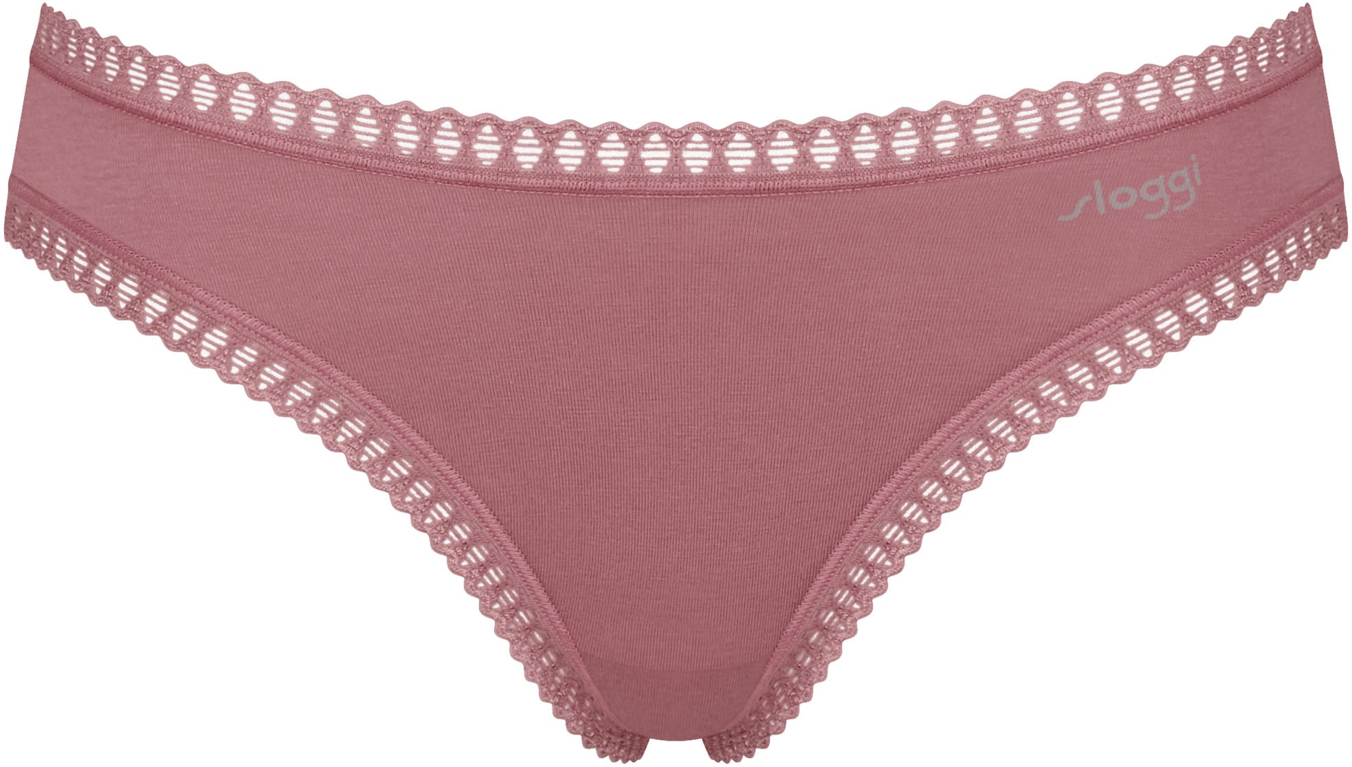 sloggi Slip »GO Crush Mini C3P«, (3er Pack), dehnbare Spitzendetails, uni, gemustert