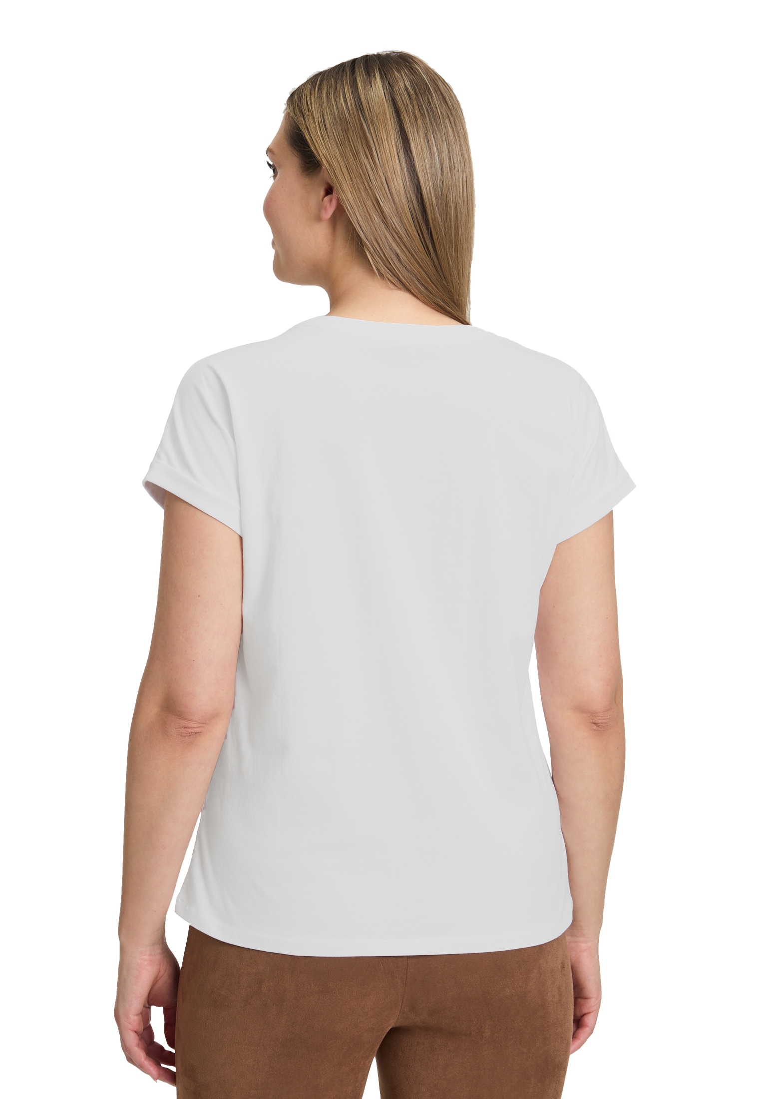 Betty Barclay Kurzarmshirt »Betty Barclay Casual-Shirt mit Ärmelaufschlag«, (1 tlg.)