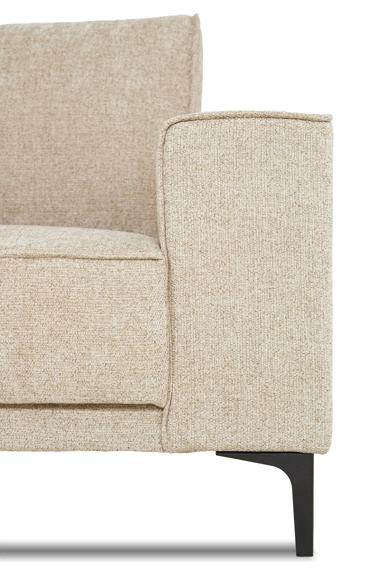 OTTO home Ecksofa »Polsterecke, Sofa, Oland mit modernem Chenille-Bezug« L-Form, 280 cm, Wellenunterfederung, Skandi-Design, Metallfüße