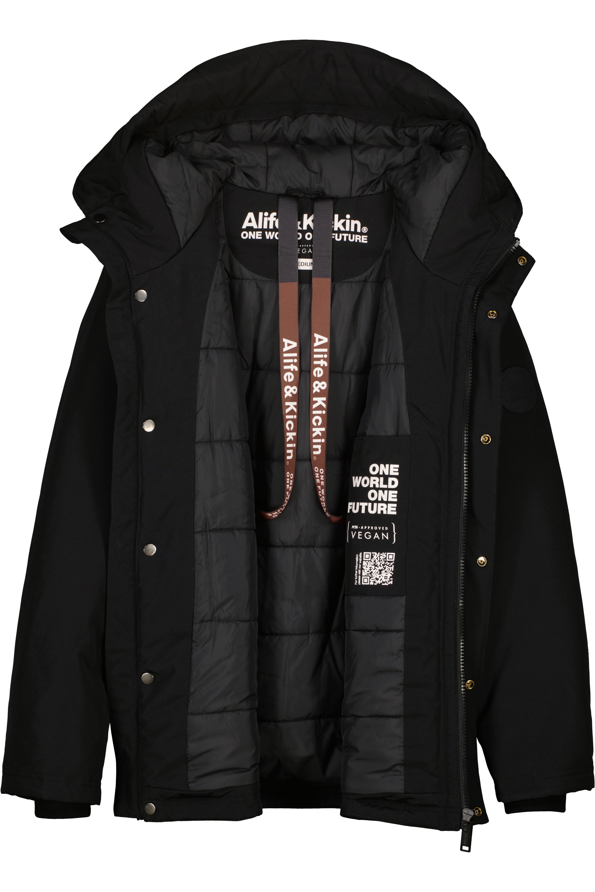 Alife & Kickin Winterjacke »Herren NilasAK A«, robuste Jacke aus wasserabweisenden Material und insgesamt 6 Taschen