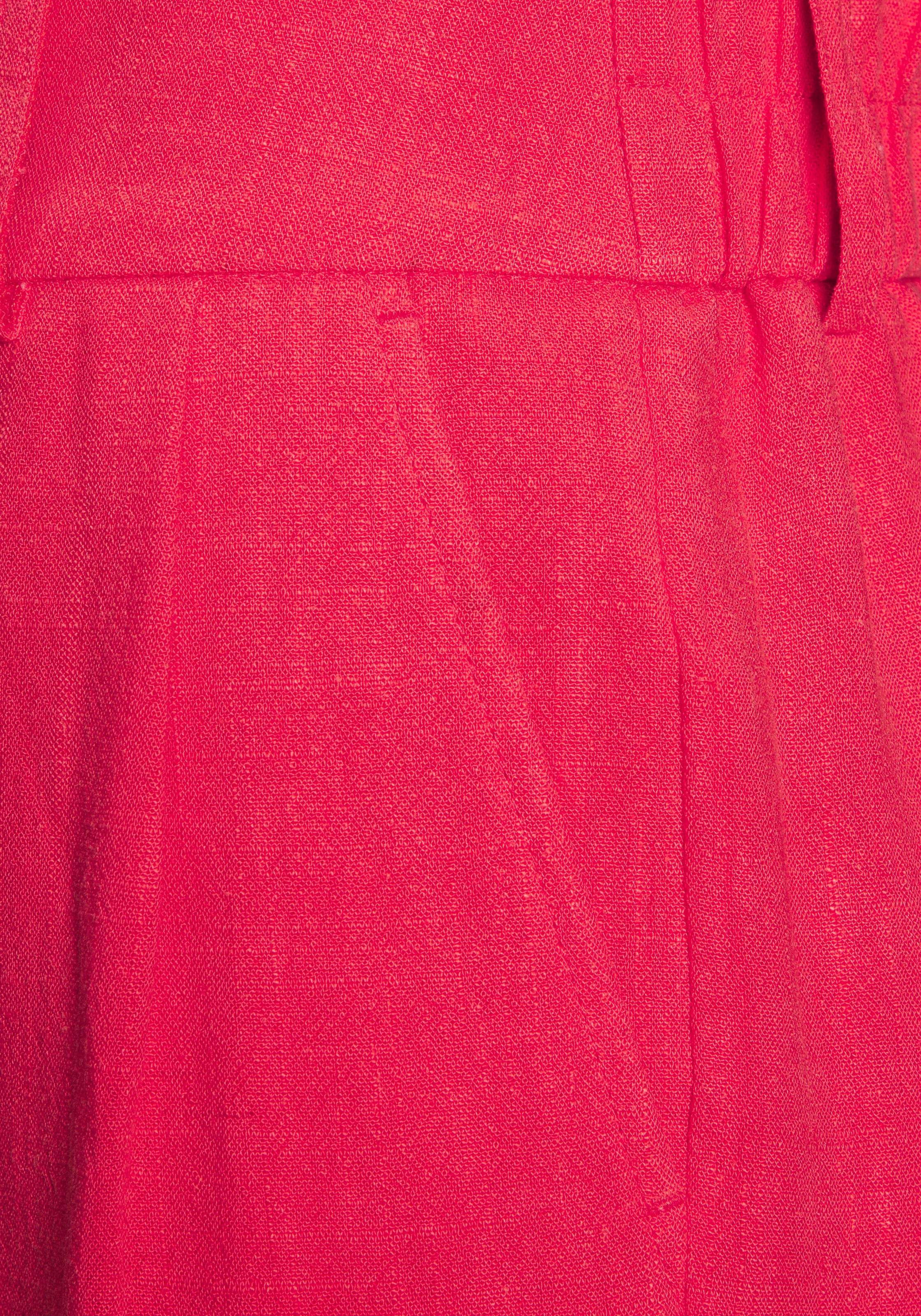 LASCANA Bermudas »aus sommerlichem Leinen-Mix«  mit modischen Bundfalten, feminine Sommershorts, Webshorts, Sommerhose