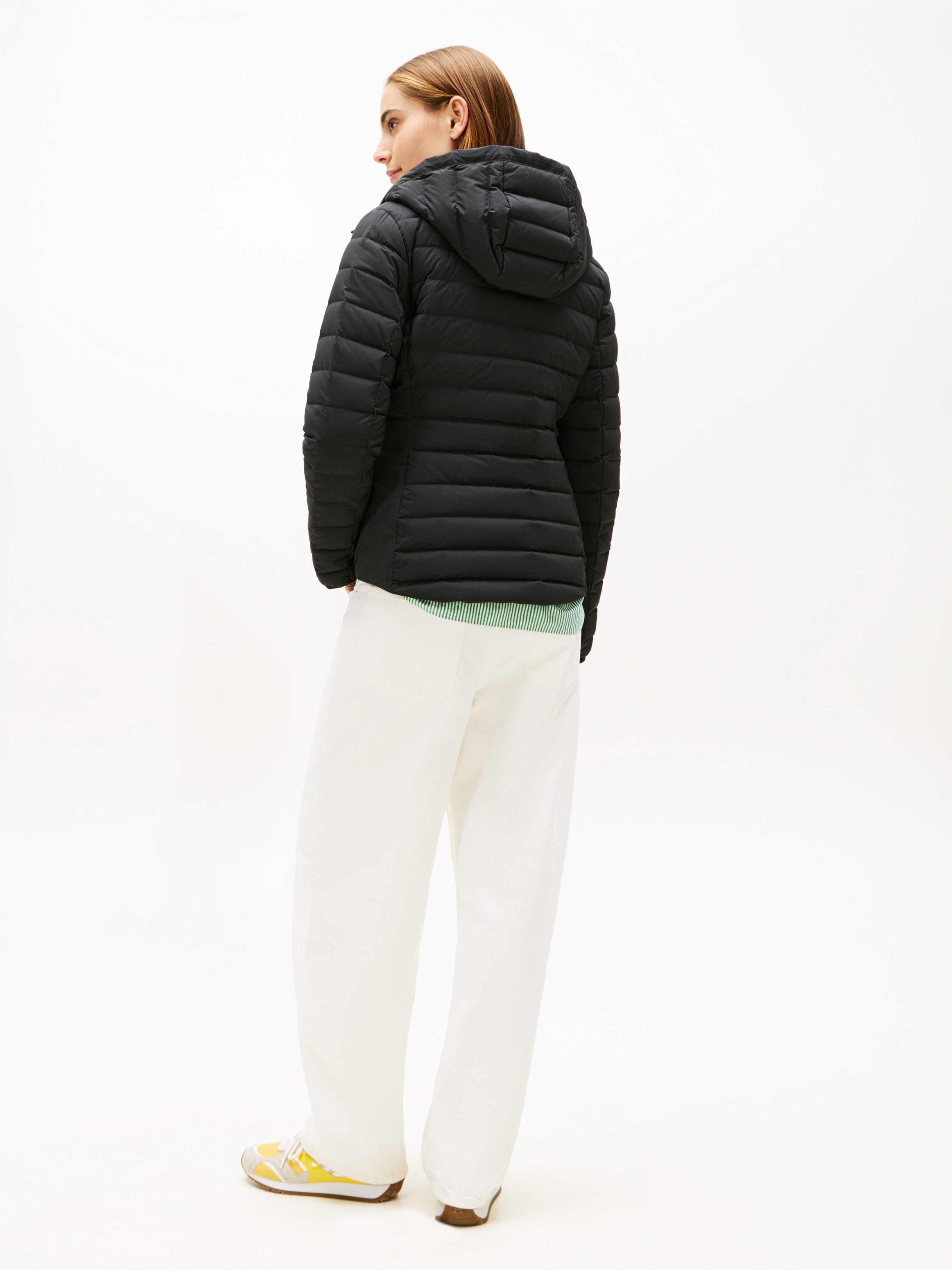 Tommy Hilfiger Steppjacke »STRETCH NYLON LW DOWN JACKET« mit Kapuze