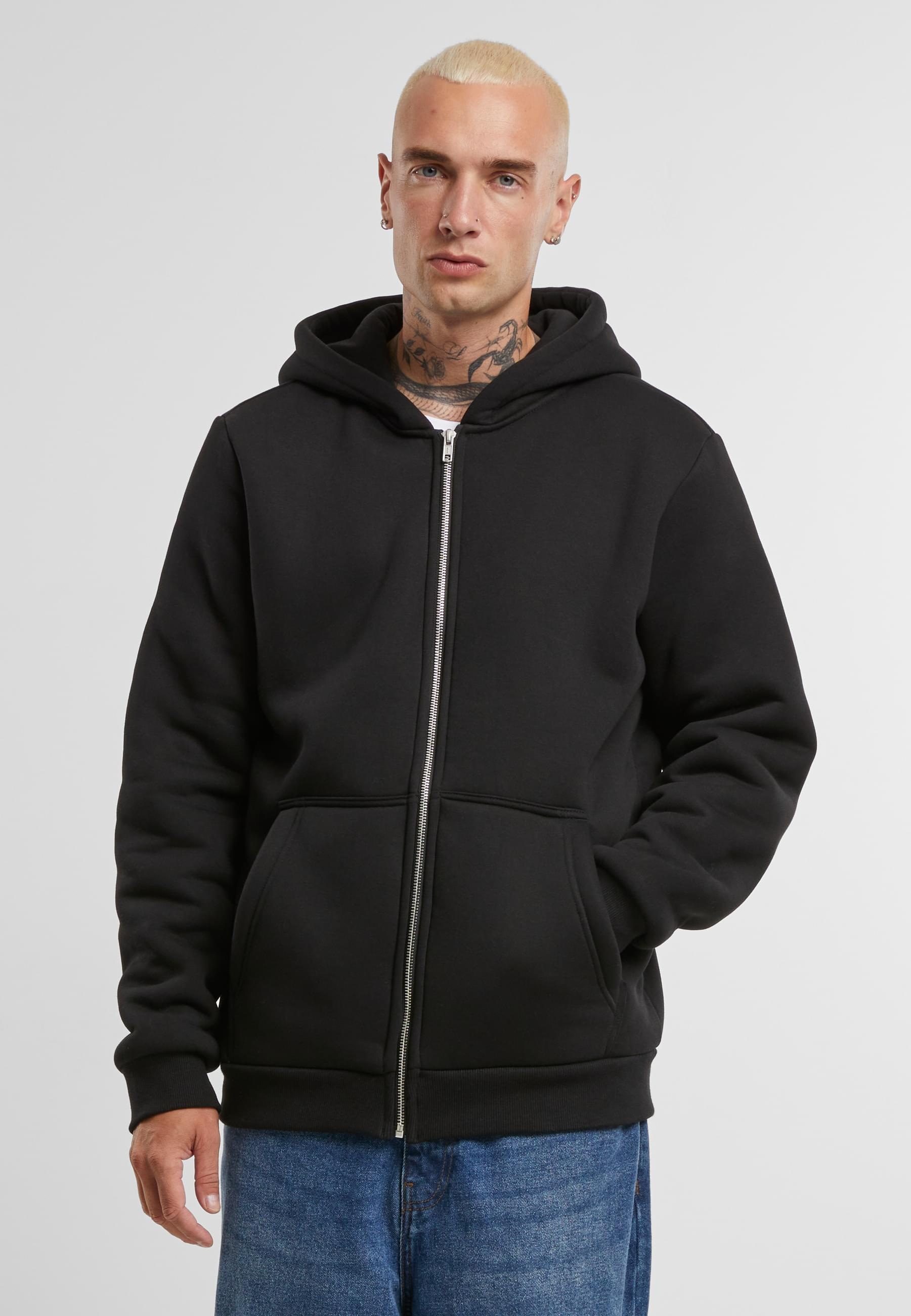 URBAN CLASSICS Sweatjacke »Urban Classics Bonded Sherpa Zip Hoody«