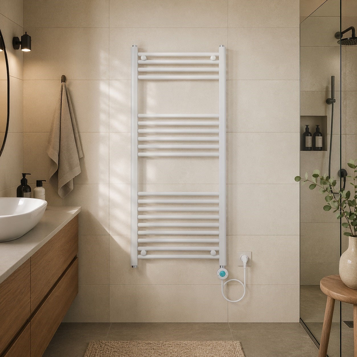 Sanotechnik Badheizkörper »E-Bozen 50x112cm« elektrisch, 500W