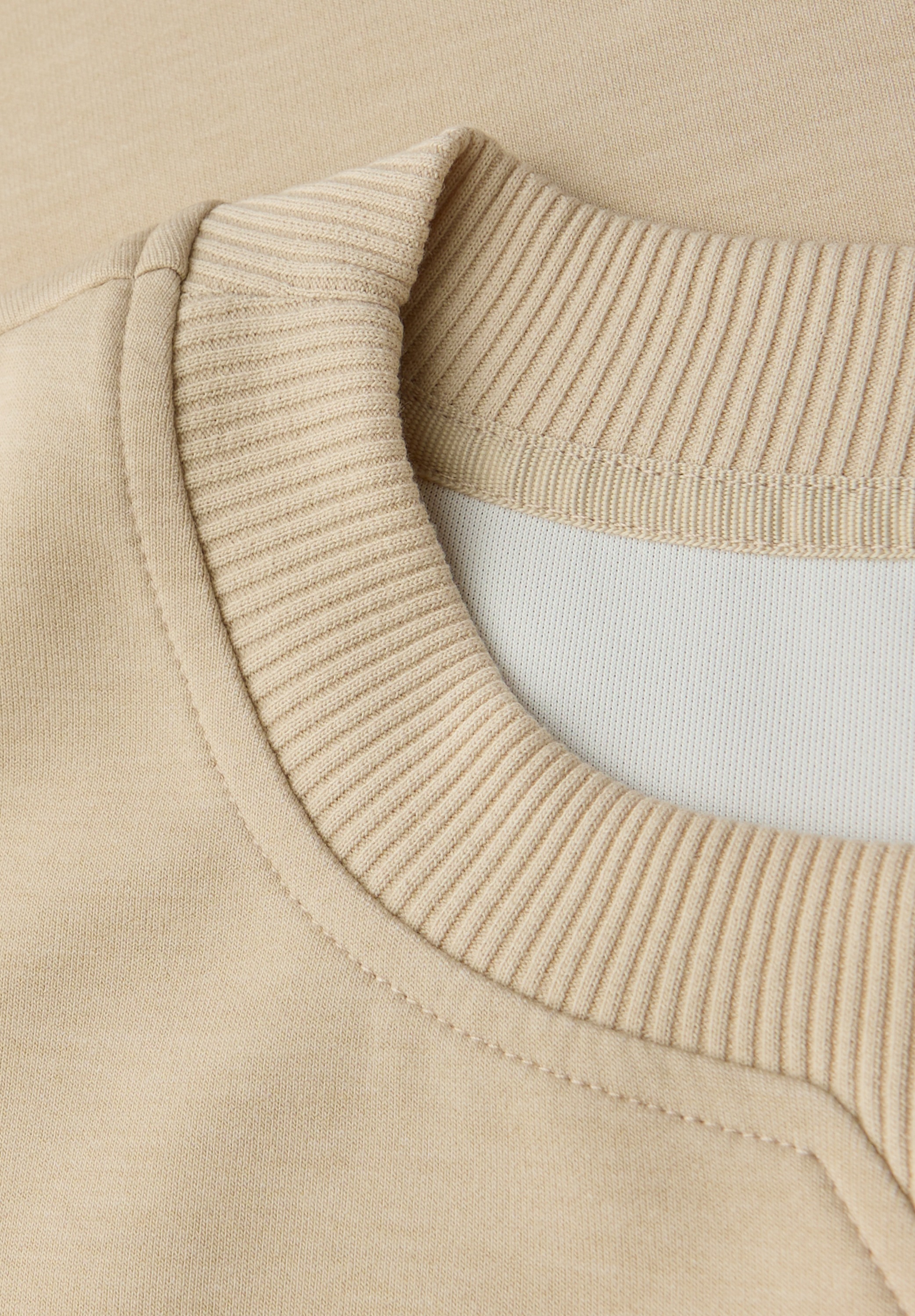 STREET ONE Sweater , Rundhals mit Ripp-Detail

