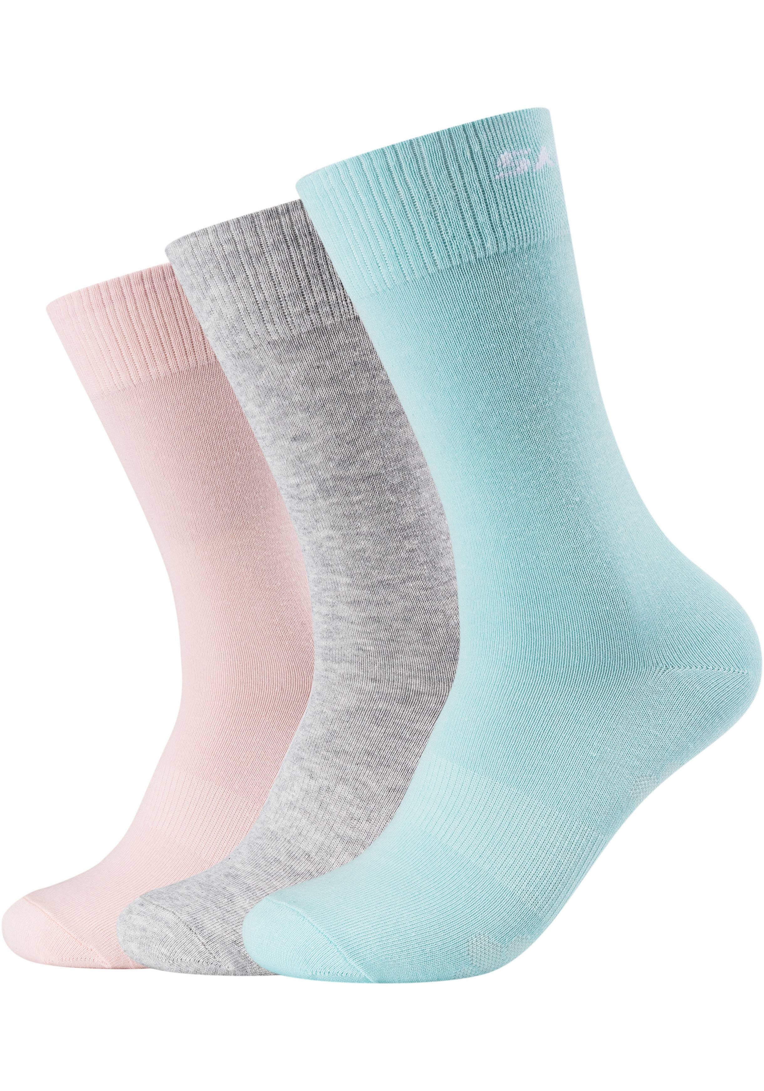 Thumbnail - Skechers Socken "mesh ventilation", (6 Paar), mit verstärktem Fersen- und Zehenbereich, druckfreier Bund