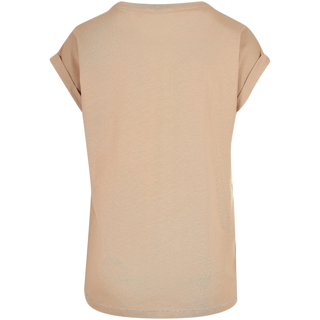 URBAN CLASSICS Kurzarmshirt »Urban Classics Damen Ladies Extended Shoulder Tee«, (1 tlg.)