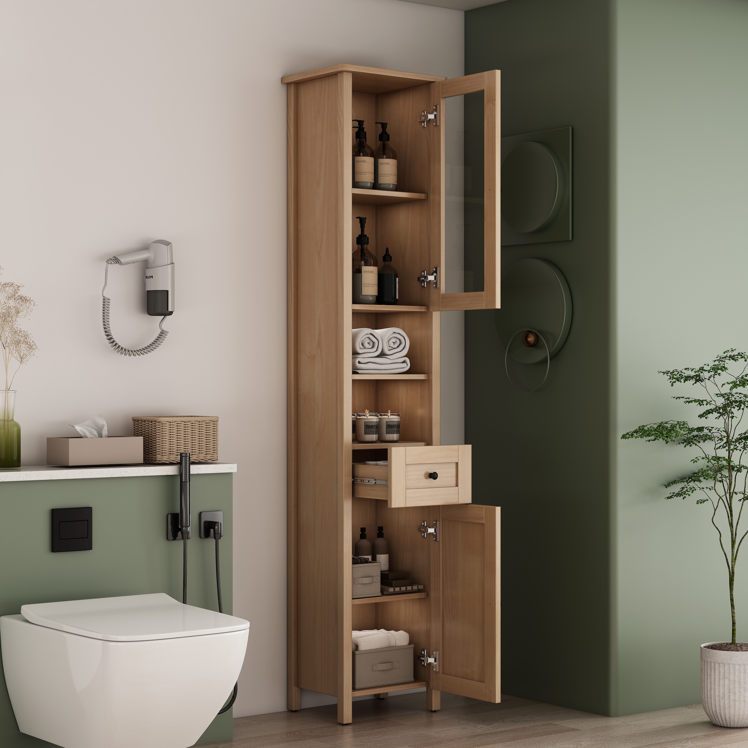 welltime Hochschrank »STOCKHOLM«