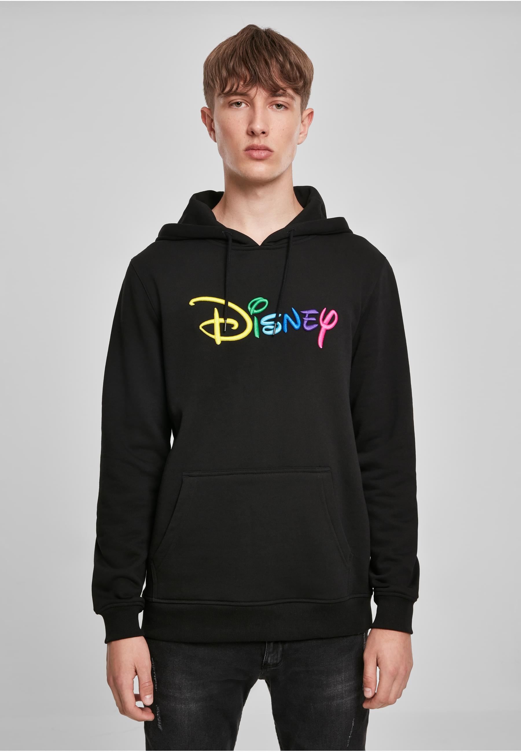 Merchcode Kapuzensweatshirt »Merchcode Herren Disney Rainbow Logo EMB Hoody«, (1 tlg.)