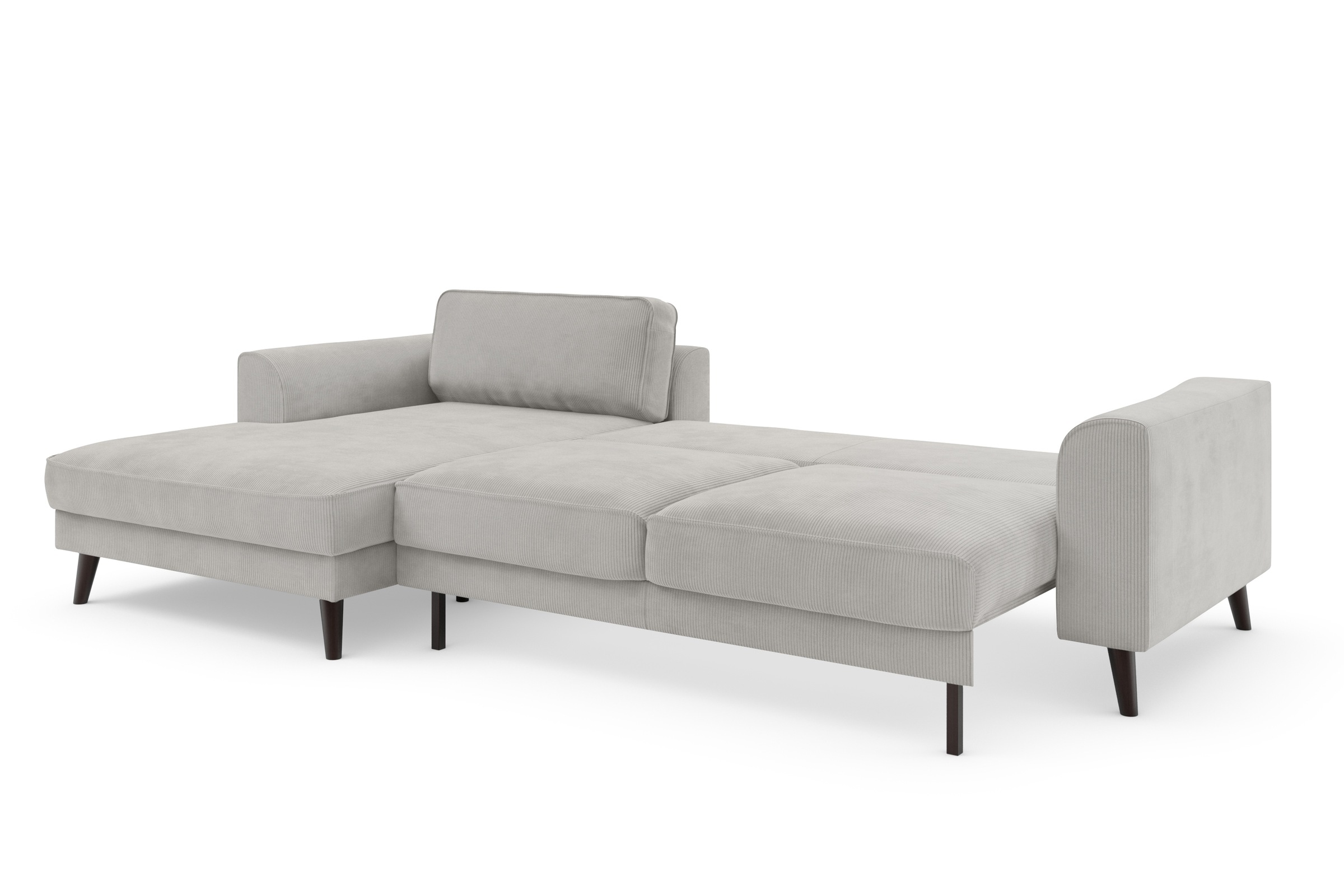 TRENDMANUFAKTUR Ecksofa »Lumber Jack, elegantes Designsofa, zeitlos modern, hoher Sitzkomfort«, wahlweise mit Bettfunktion u. Bettkasten, L-Form