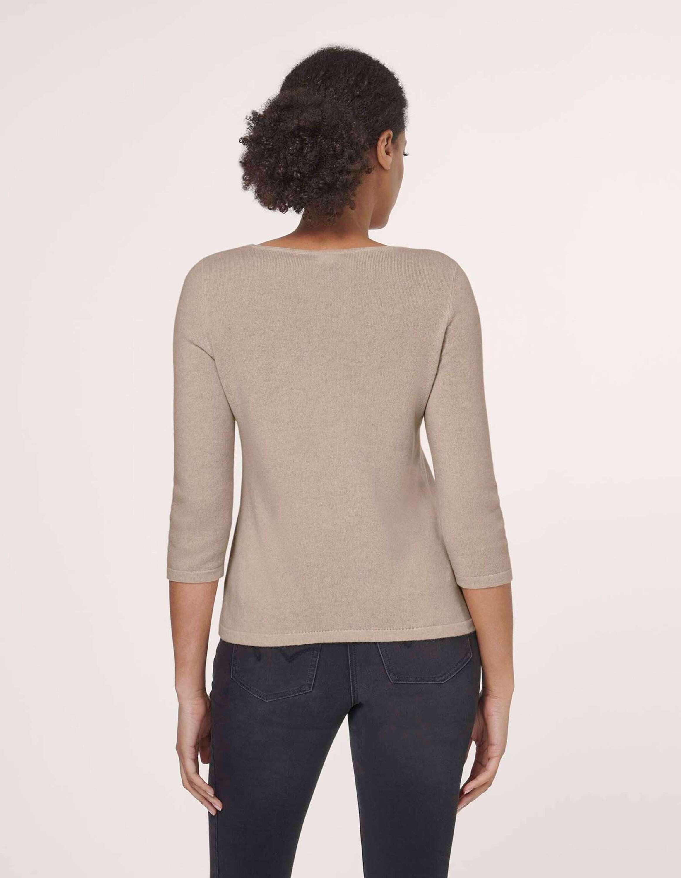 MADELEINE Longpullover »Pullover Kaschmirpullover mit U-Boot-Ausschnitt«