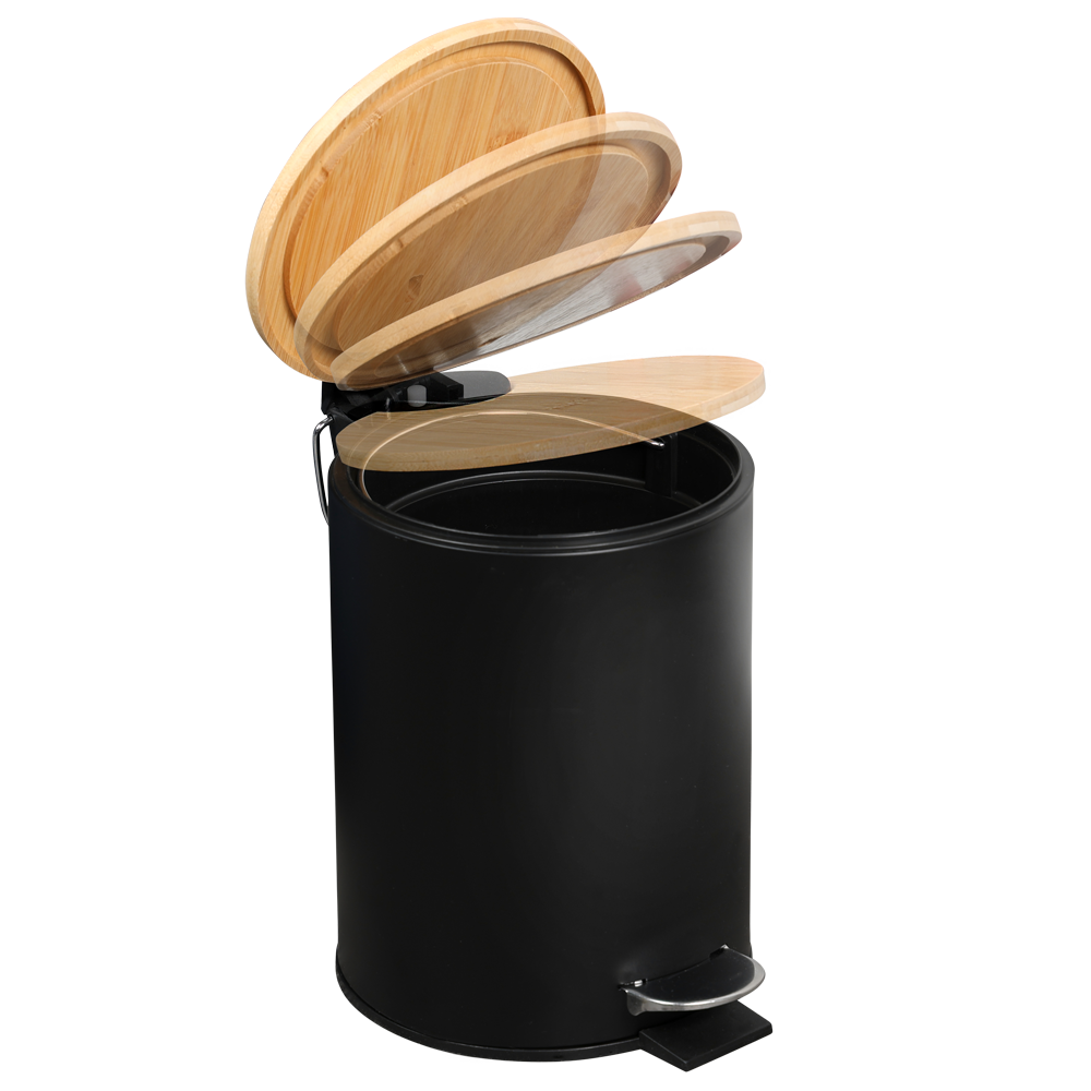 KESPER® Kosmetikeimer »Mülleimer Bambus, FSC® zertifiziert, 3l« inkl. Inneneimer, Deckel mit Soft-Close